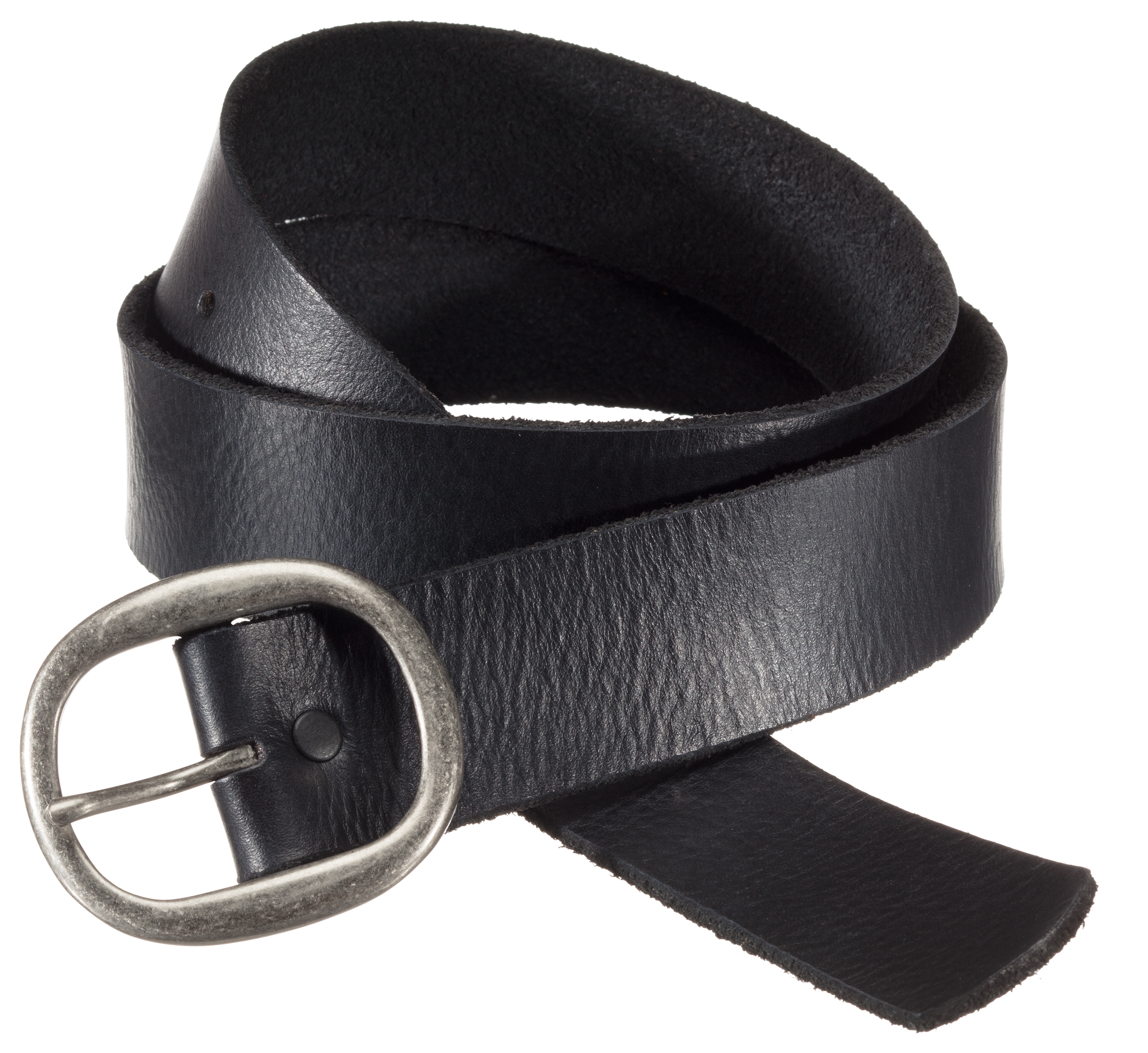 Natural Reflections Oval Buckle Leather Belt for Ladies - Black - XXL - 100024274-2425617 - Belts Natural Reflections® Oval Buckle Leather Belt for sku 100024274-2425617