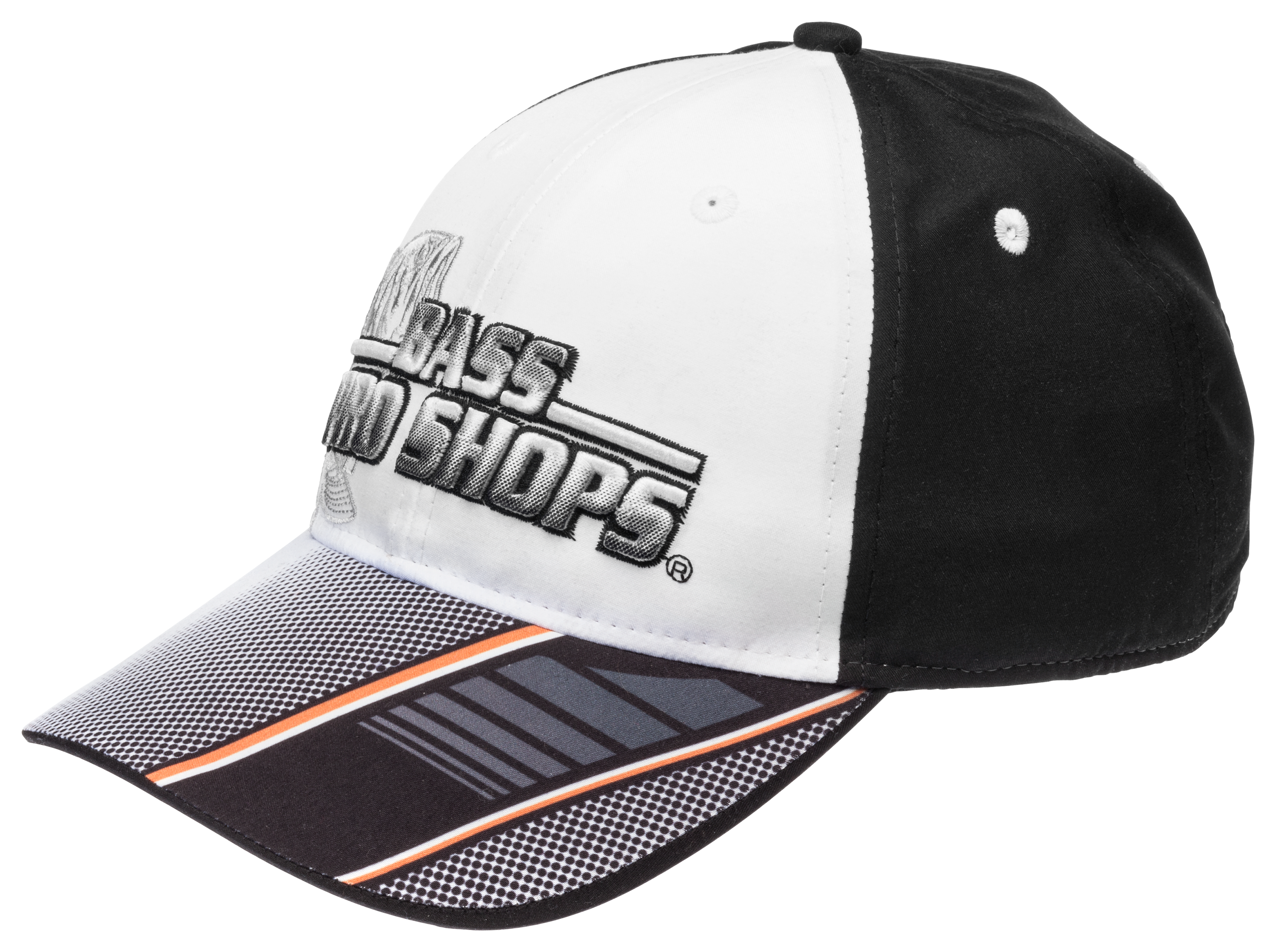 Bass Pro Shops Black and White Cap