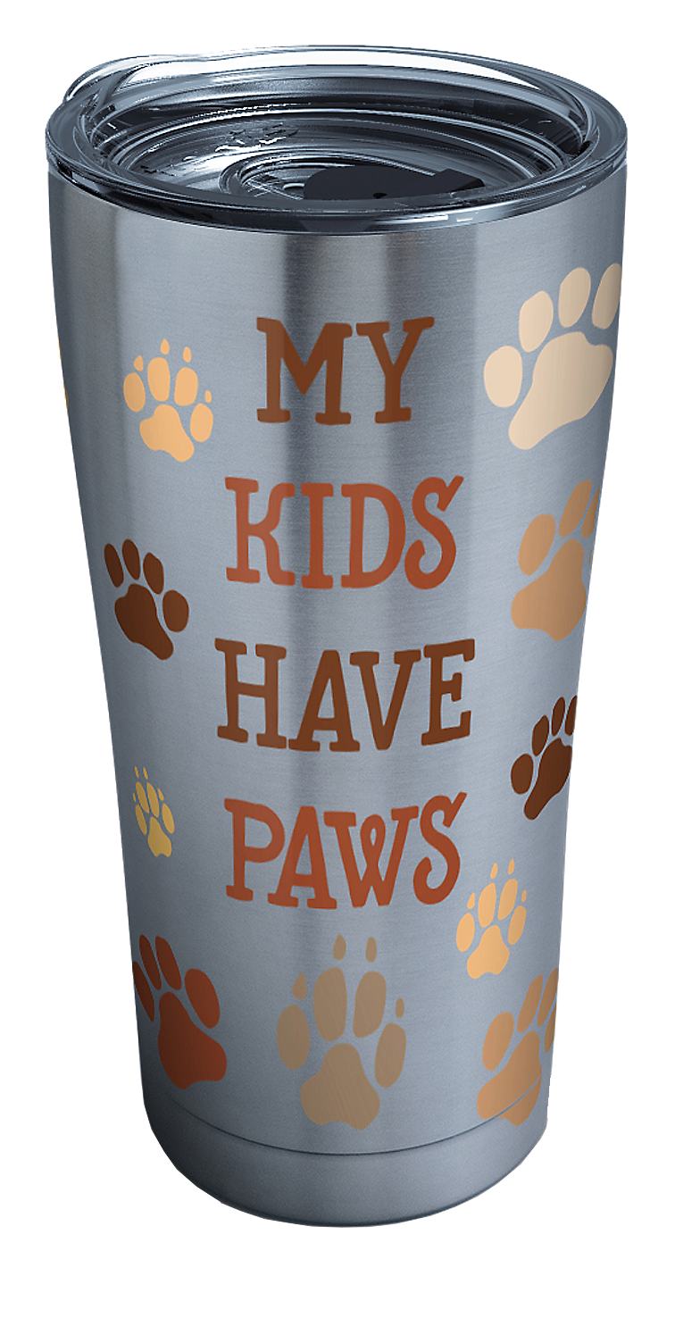 Tervis My Kids Have Paws Stainless Steel Tumbler with Clear Lid
