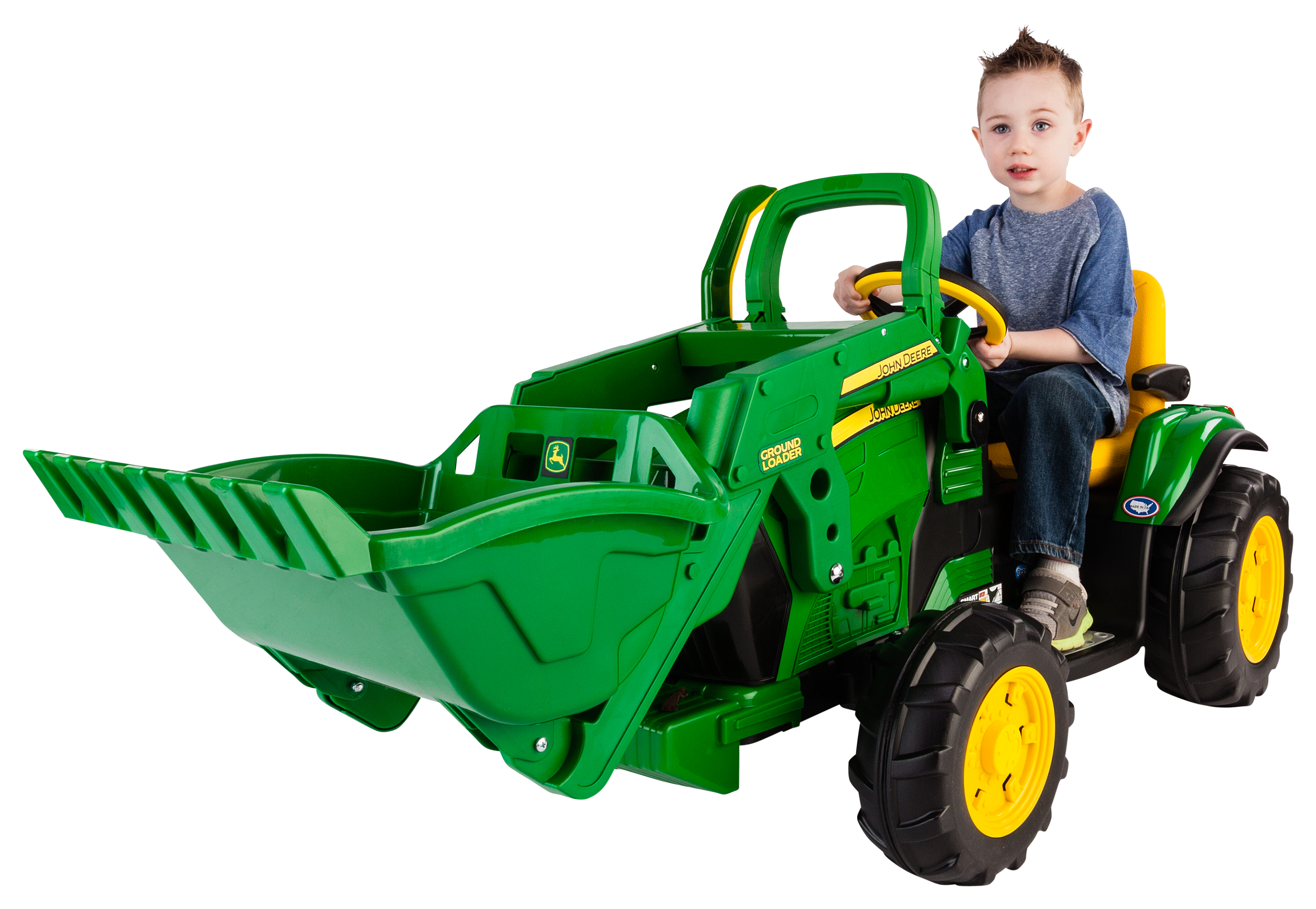 Peg-Perego John Deere Ground Loader Ride-On Toy for Kids