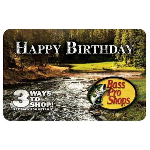 Bass Pro Shops Happy Birthday Gift Card