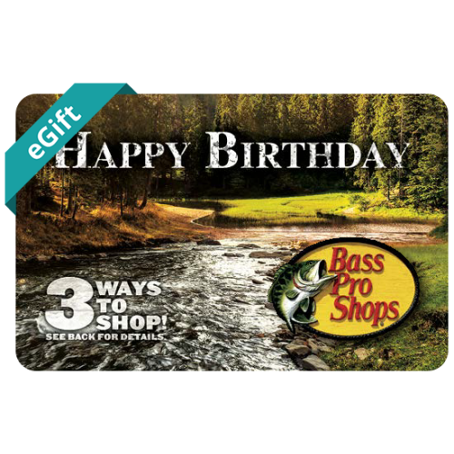 Bass Pro Shops Happy Birthday eGift Card Image