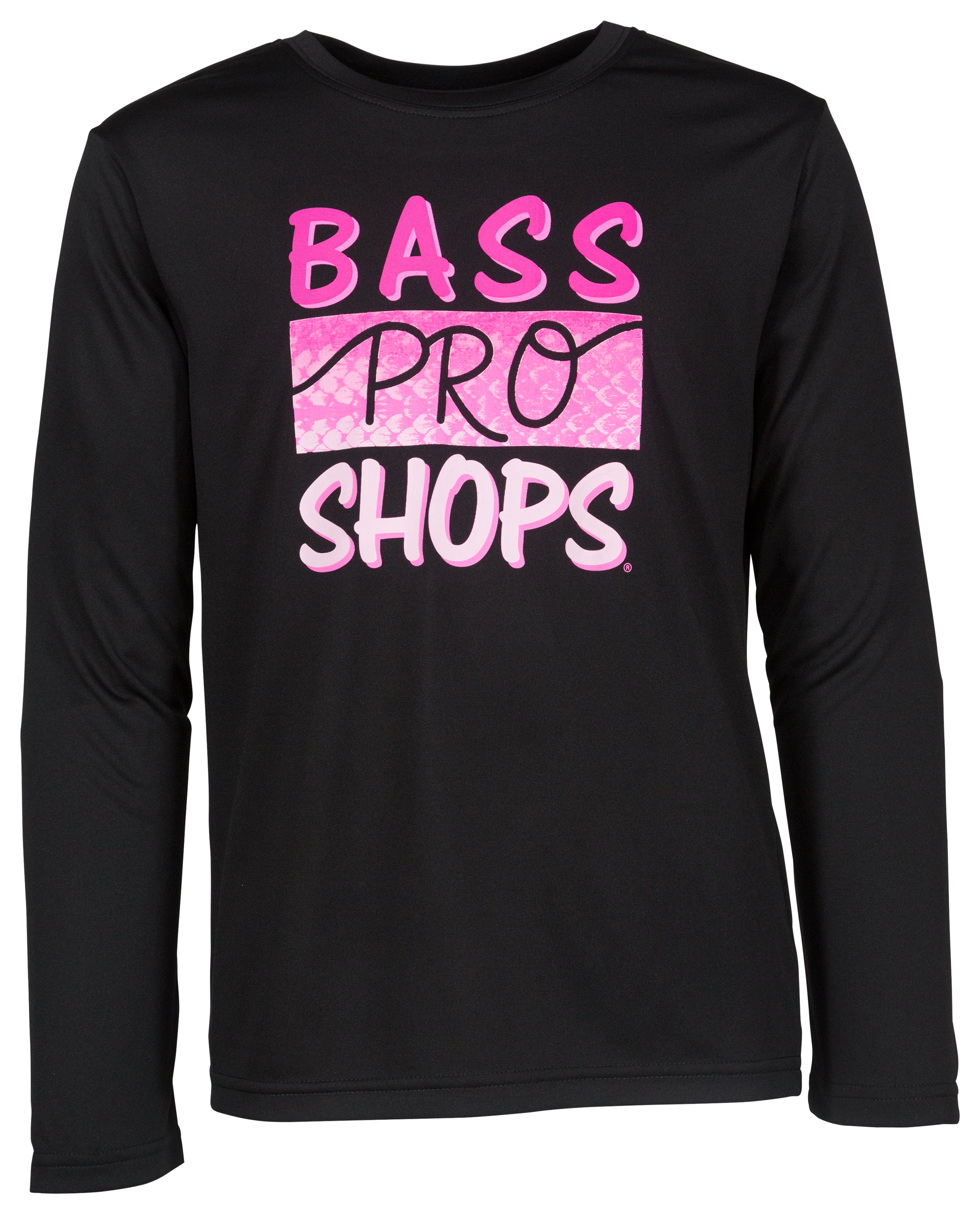 Bass Pro Shops Performance T-Shirt for Kids or Toddlers - Black - 2T