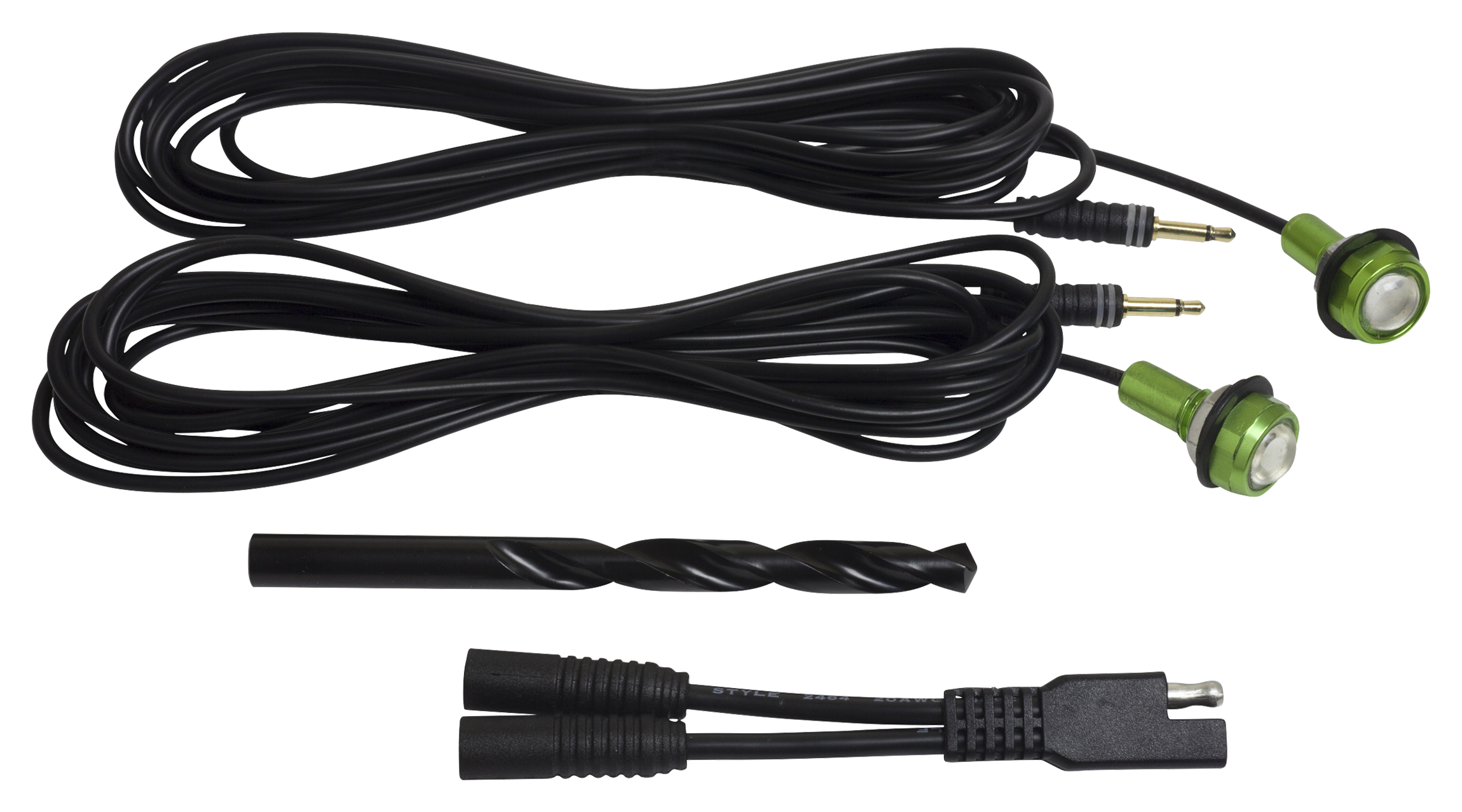 Yak-Power Complete LED Button Light Kayak Lighting Kit - Green