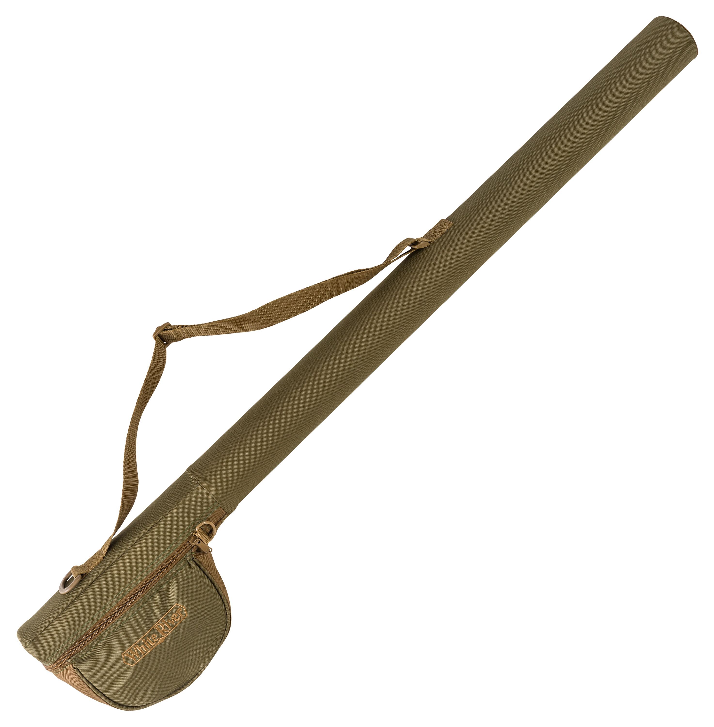 White River Fly Shop Fly Rod and Reel Case - Green/Tan - 9 - 4-piece - 100033008-2432833 - Fishing The best rod and reel travel insurance available!  sku 100033008-2432833