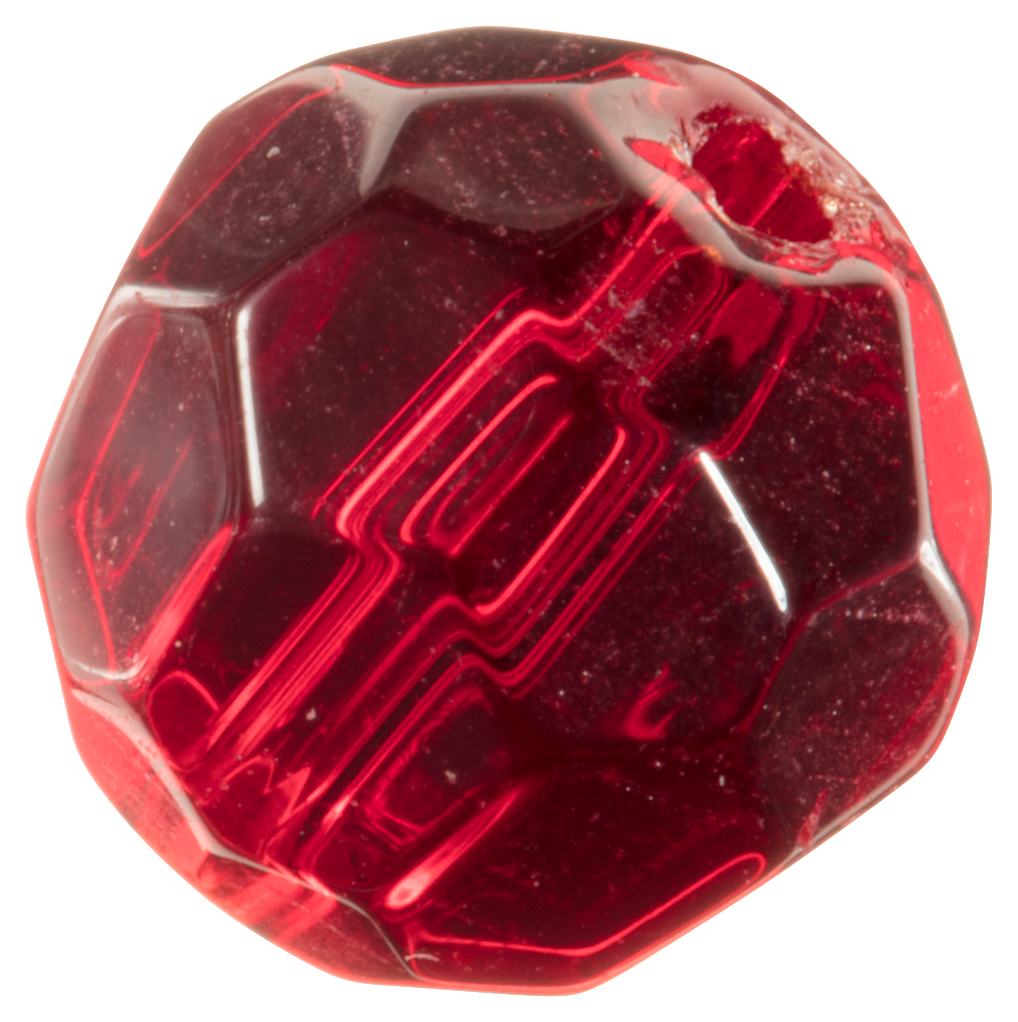 Bass Pro Shops Faceted Glass Beads - 8mm - Red