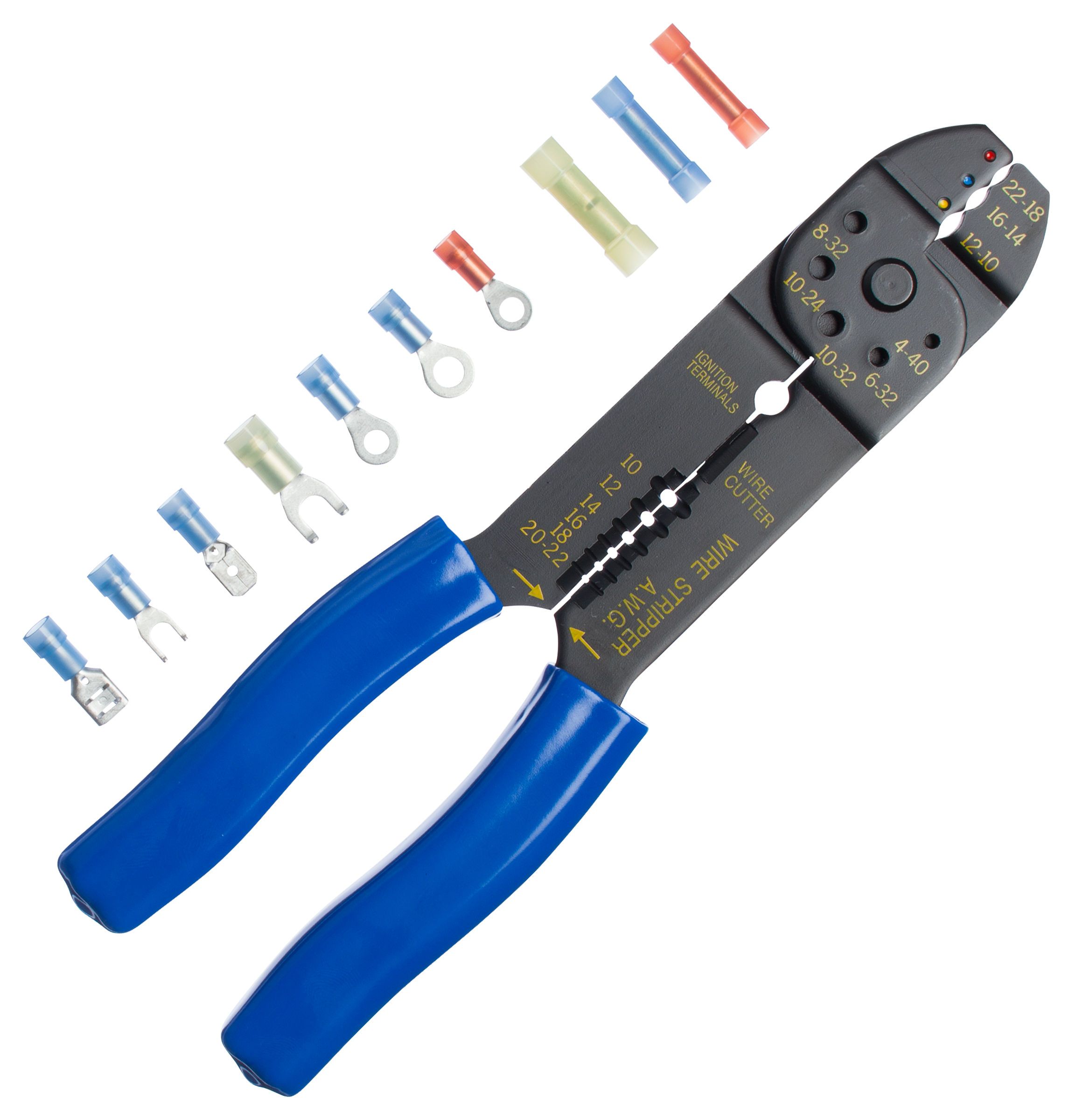 Marinco 30-Piece Connector Kit with Crimp Tool