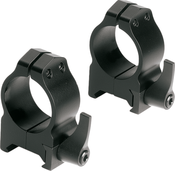 WARNE Maxima 1in Quick Detach Medium Matte Rings (201LM)