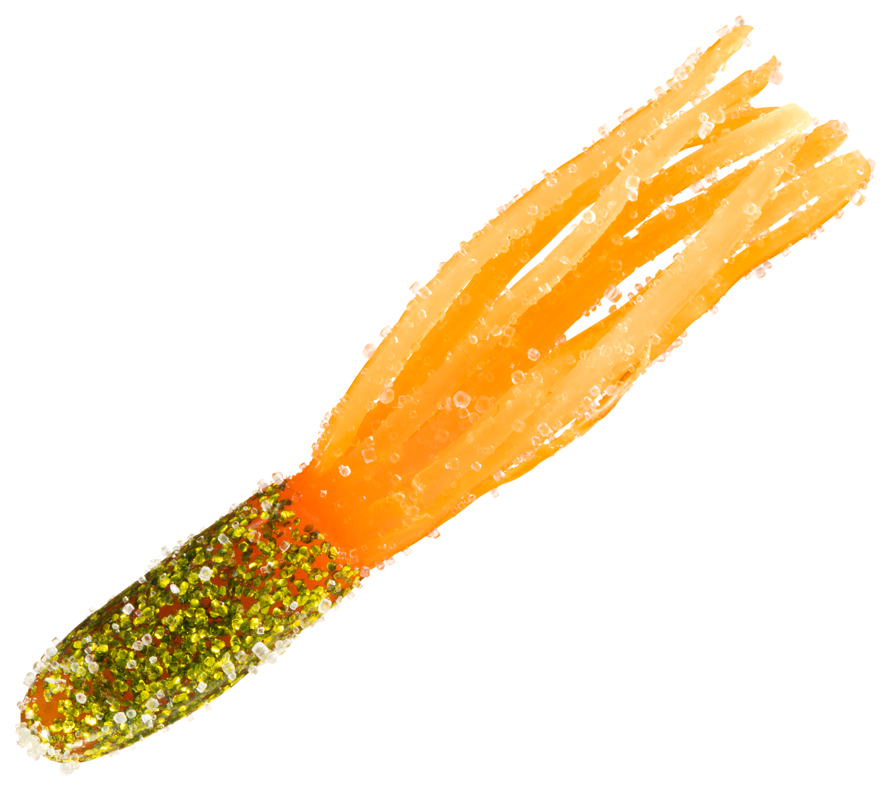 Bass Pro Shops Crappie Maxx 2'' Squirmin' Squirt - Electric Chartreuse/Neon Orange