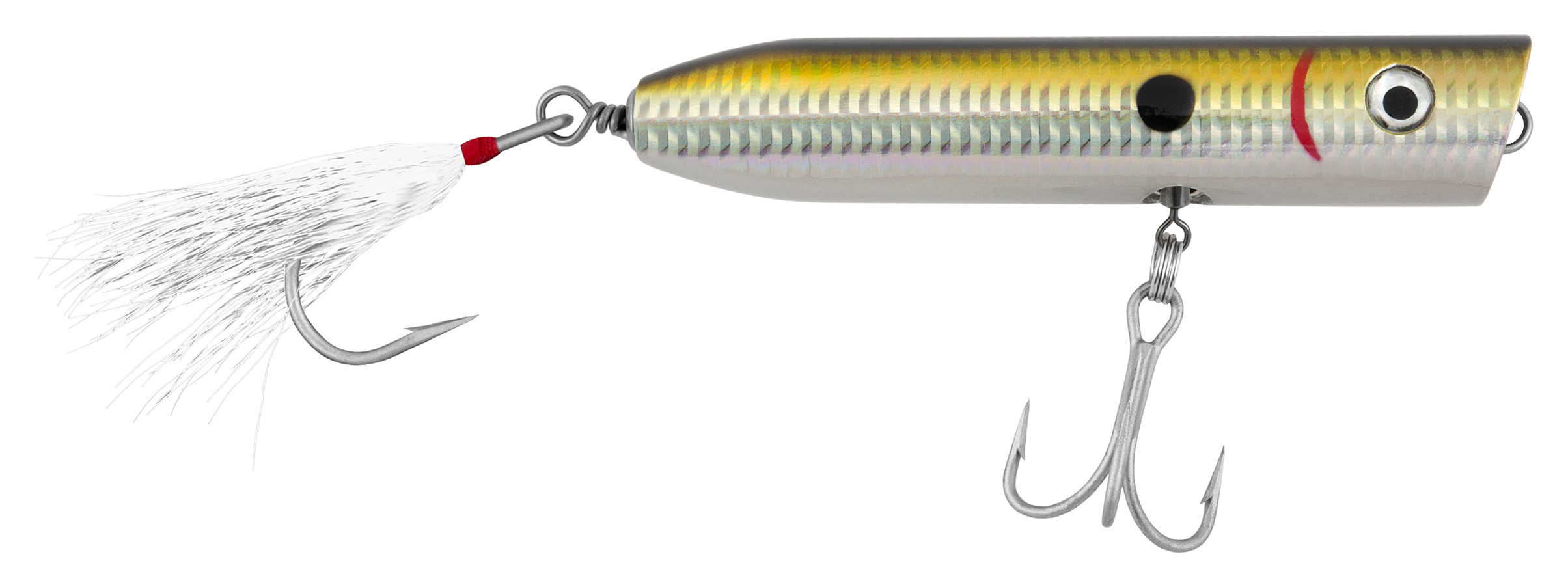 Tsunami Timber Lures Striper Popper - 3/4 oz. - Gold with Spot