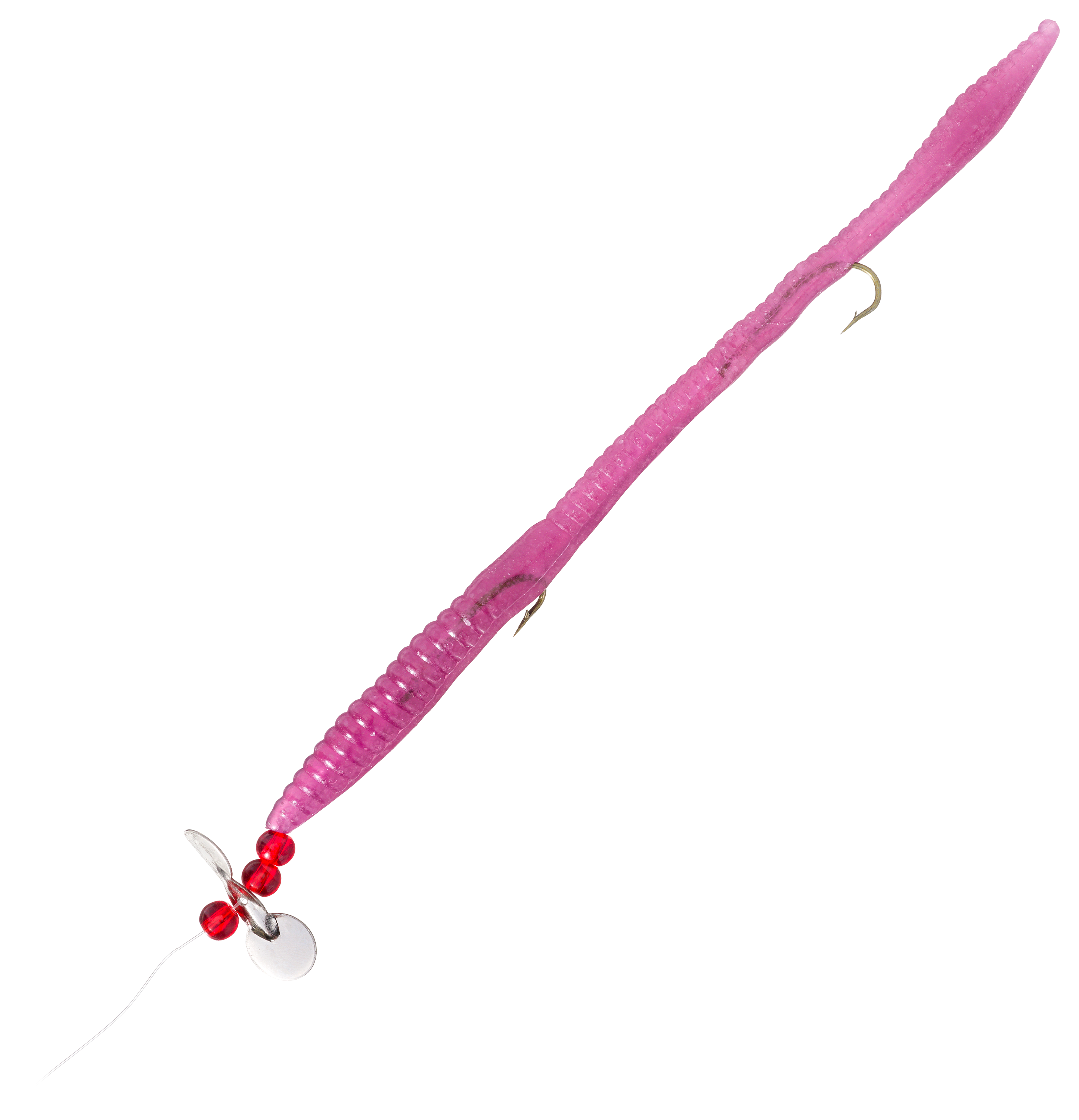 Stopper Lures Rigged Rival Sidewinder Worm - 6 - Purple
