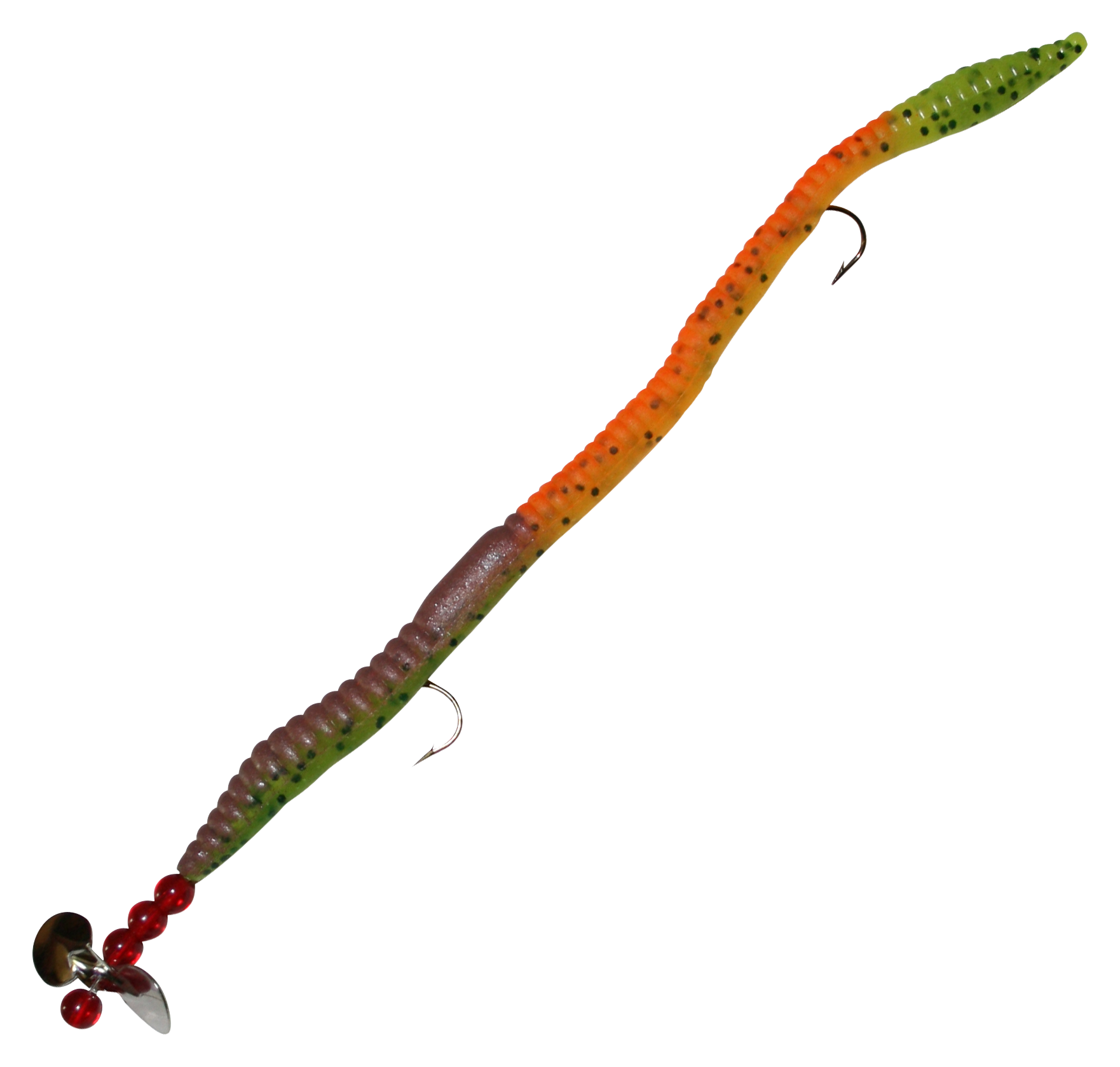 Stopper Lures Rigged Rival Sidewinder Worm - 6 - Crawfish