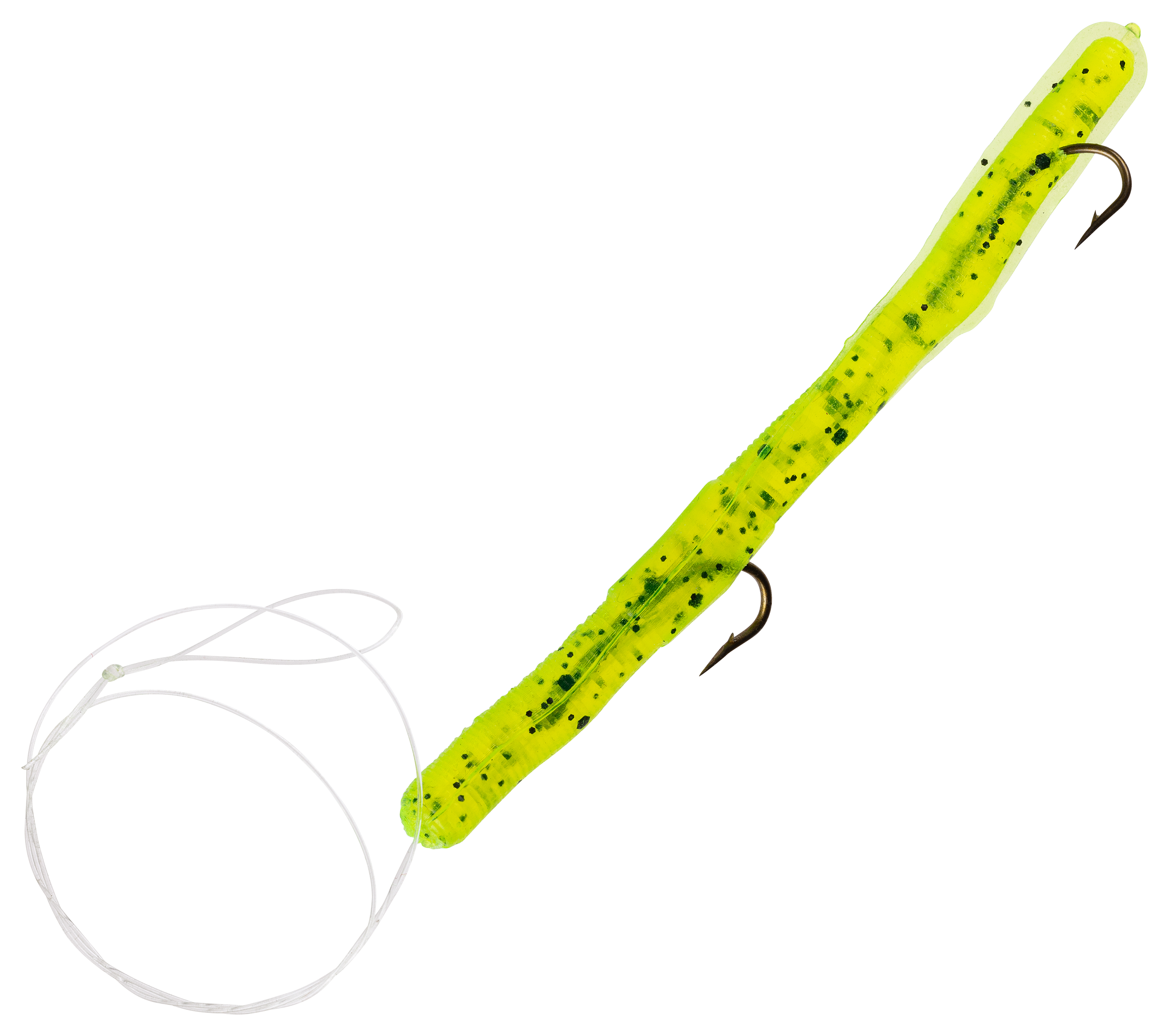 Stopper Lures Original Rigged Rival Worm - 2-1/2 - Chartreuse