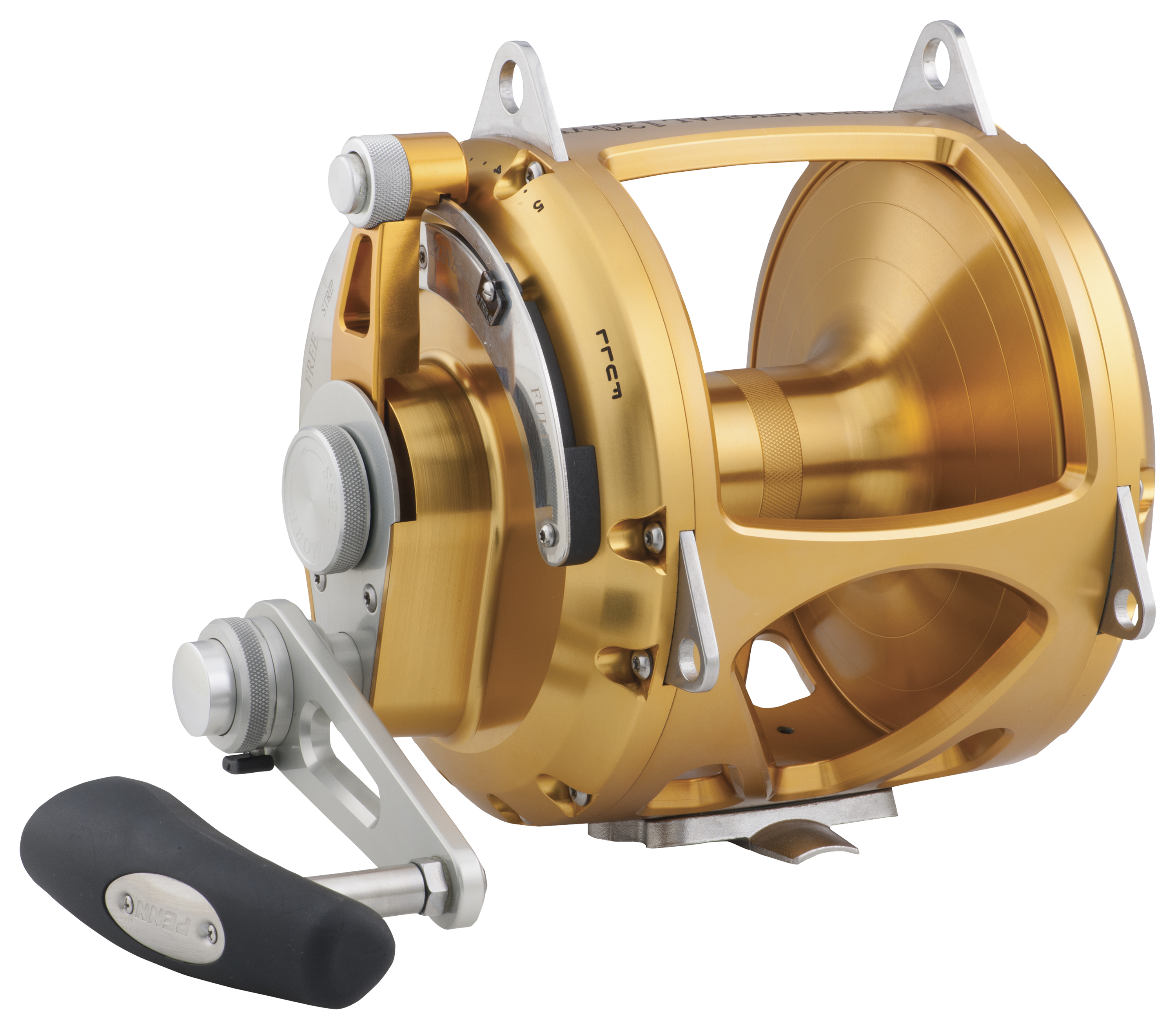 PENN International VIS Gold ?Two-Speed Lever Drag Reel - Model INT130VIS