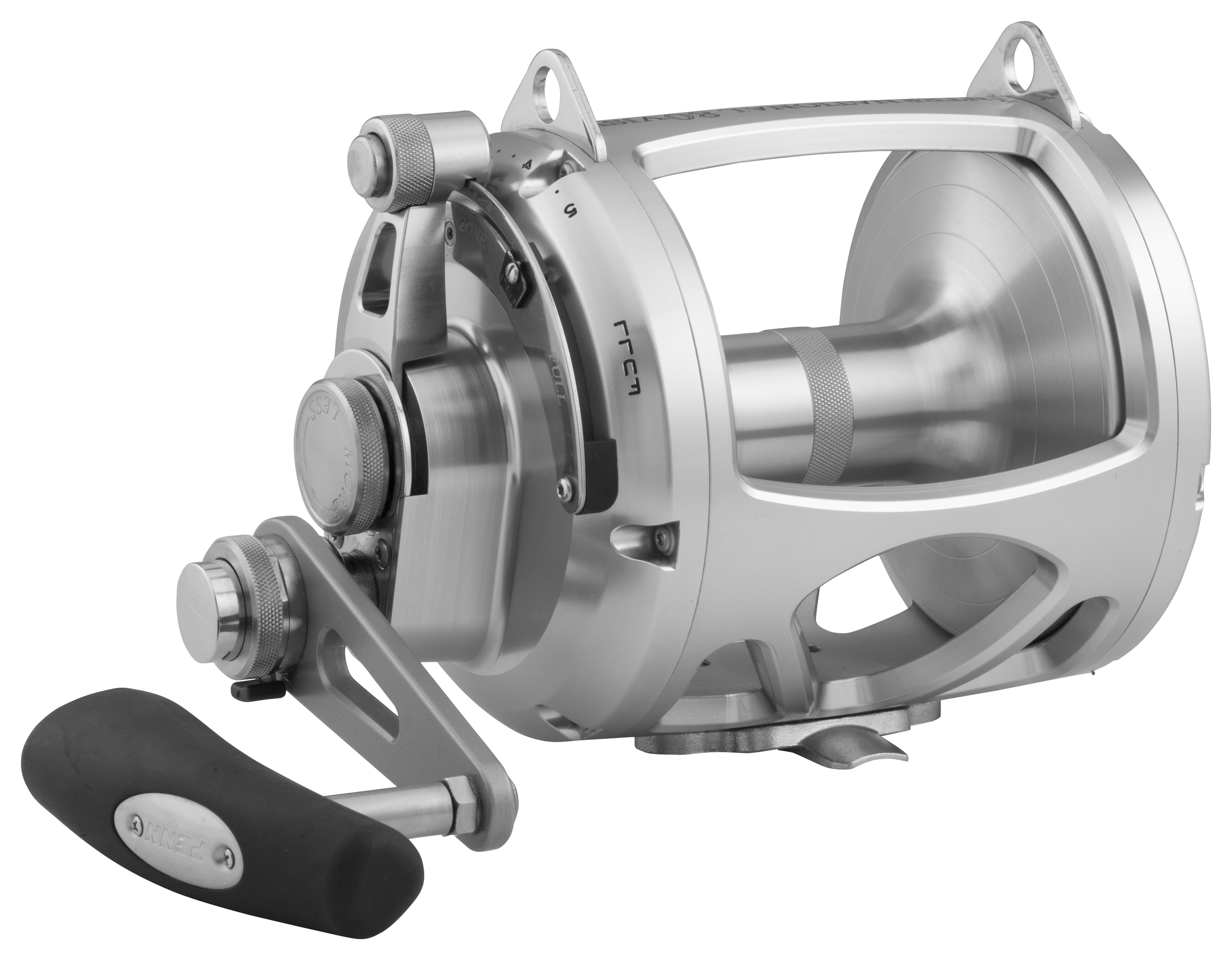 PENN International VIS Silver ?Two-Speed Lever Drag Reel - Model INT80VISWS