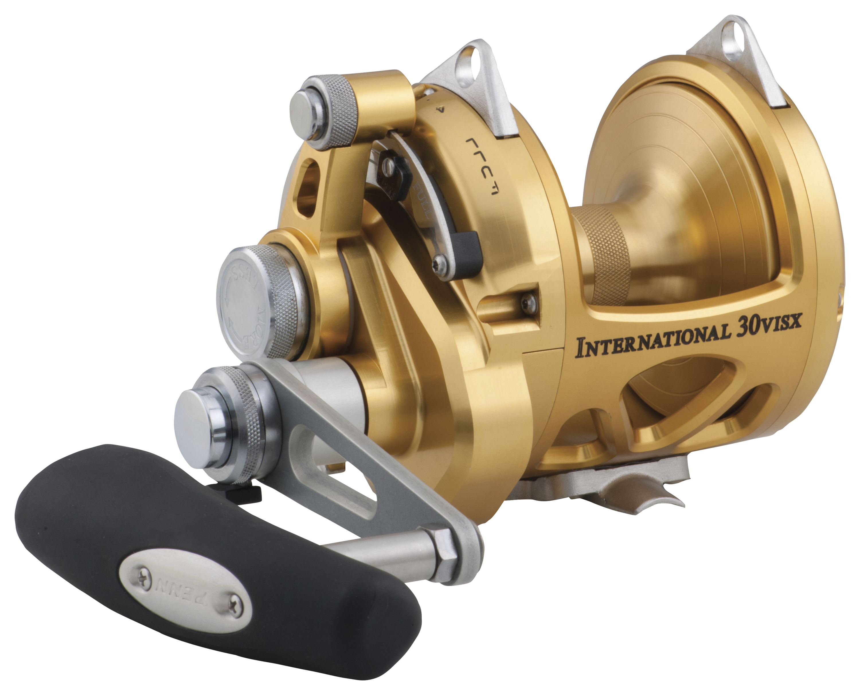 PENN International VISX Gold ?Two-Speed Lever Drag Reel - Model INT30VISX