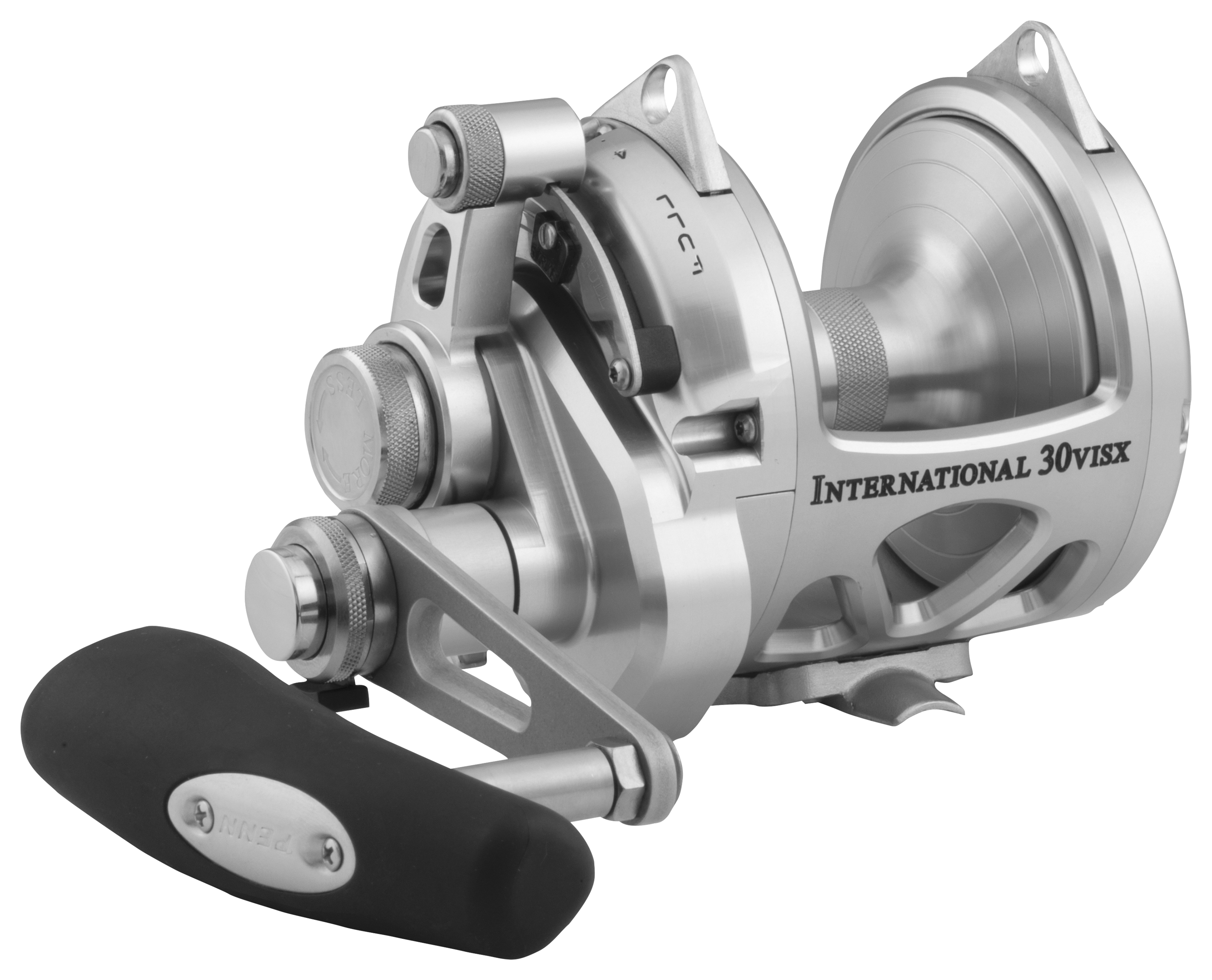 PENN International VISX Silver ?Two-Speed Lever Drag Reel - Model INT30VISX