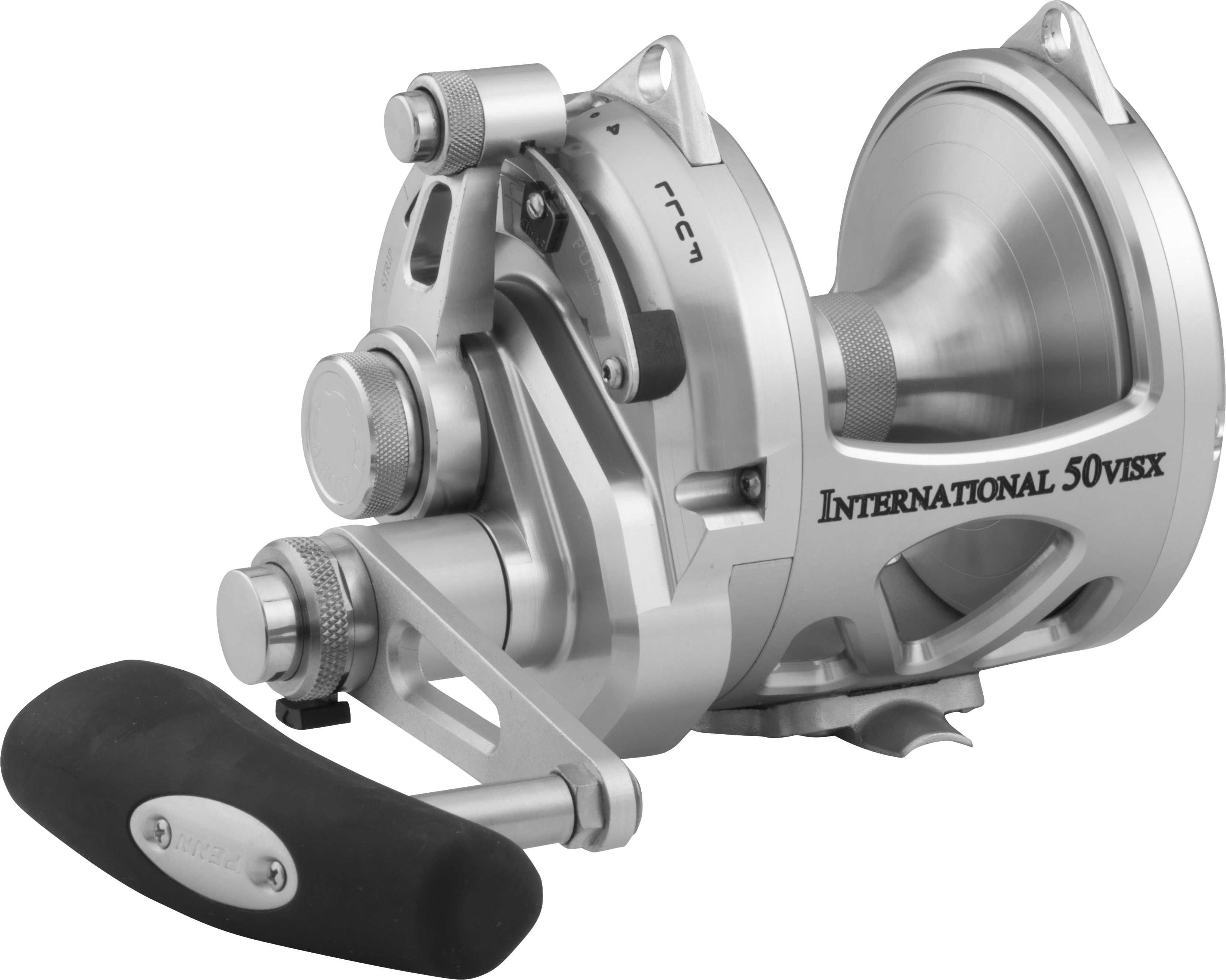 PENN International VISX Silver ?Two-Speed Lever Drag Reel - Model INT50VISX