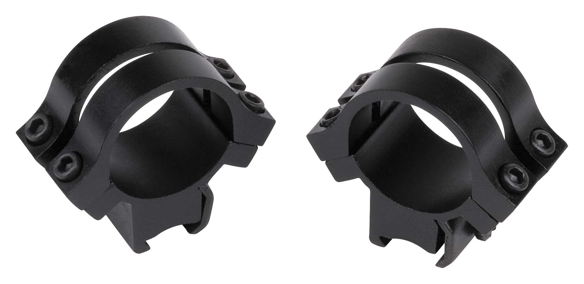 Weaver Weaver Quad Lock Scope Rings - See-Through - 1" - Black - $19.99 at Bass Pro Shops