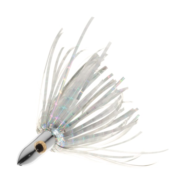 Iland Lures The Ilander All Mylar Skirt Trolling Lure - Chrome Head-Silver Bullet
