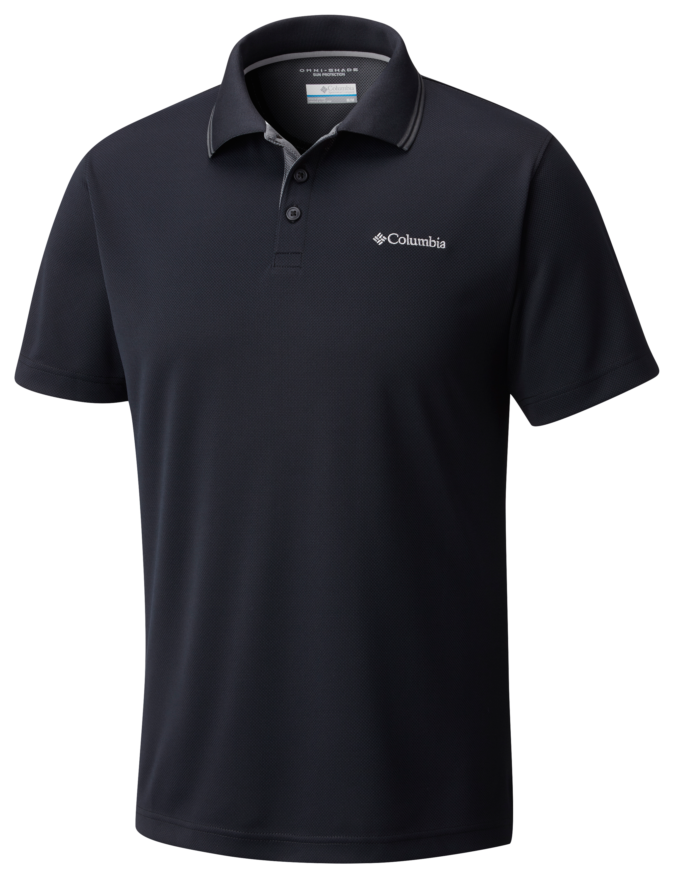 Image of Columbia Utilizer Short-Sleeve Polo for Men - Black - XL