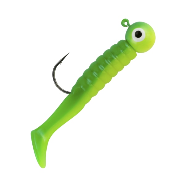 Johnson Swimming Paddletail Jig - 1/8 oz. - Chartreuse/Green