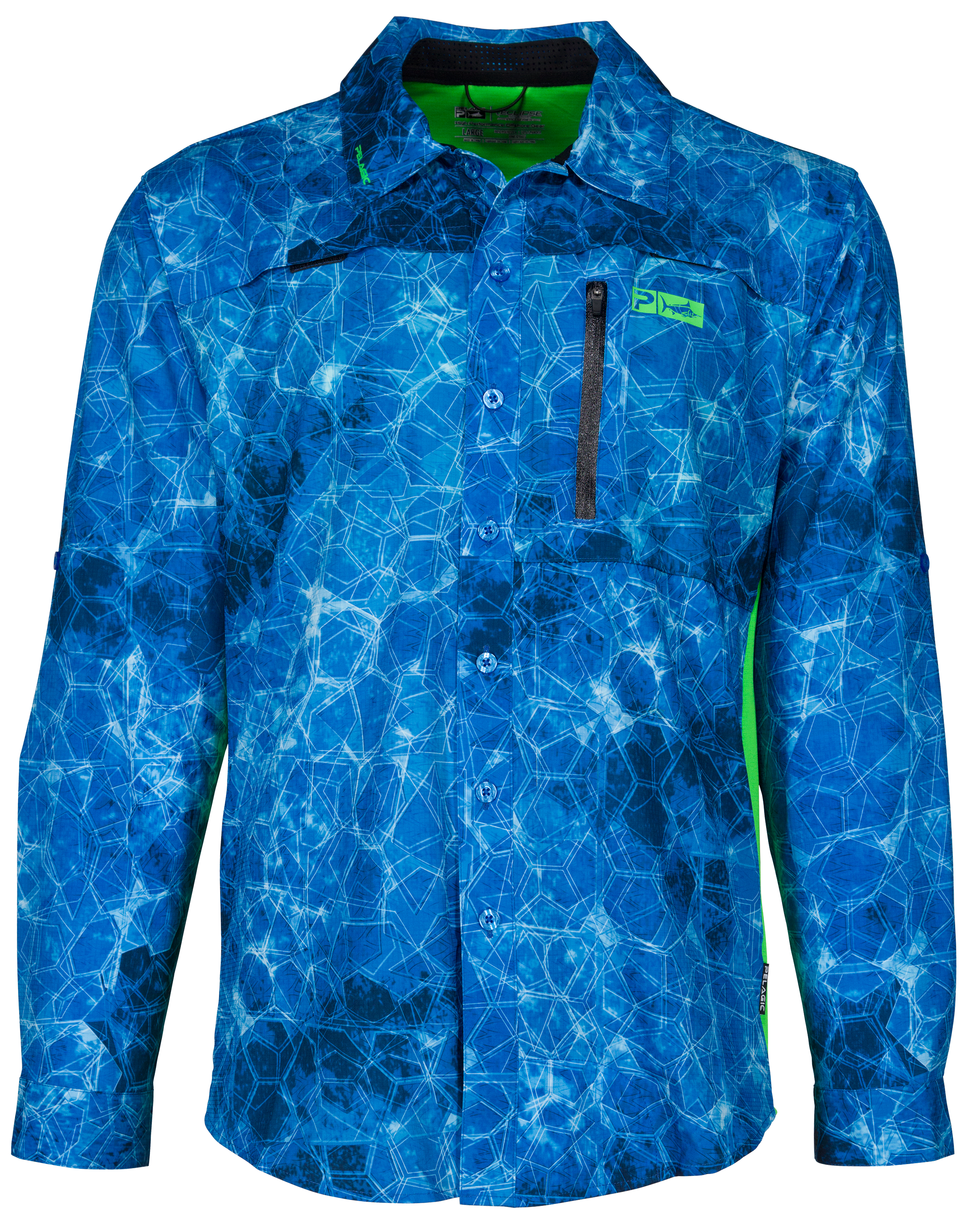 Image of Pelagic Eclipse Pro Series Hexed Guide Shirt for Men
