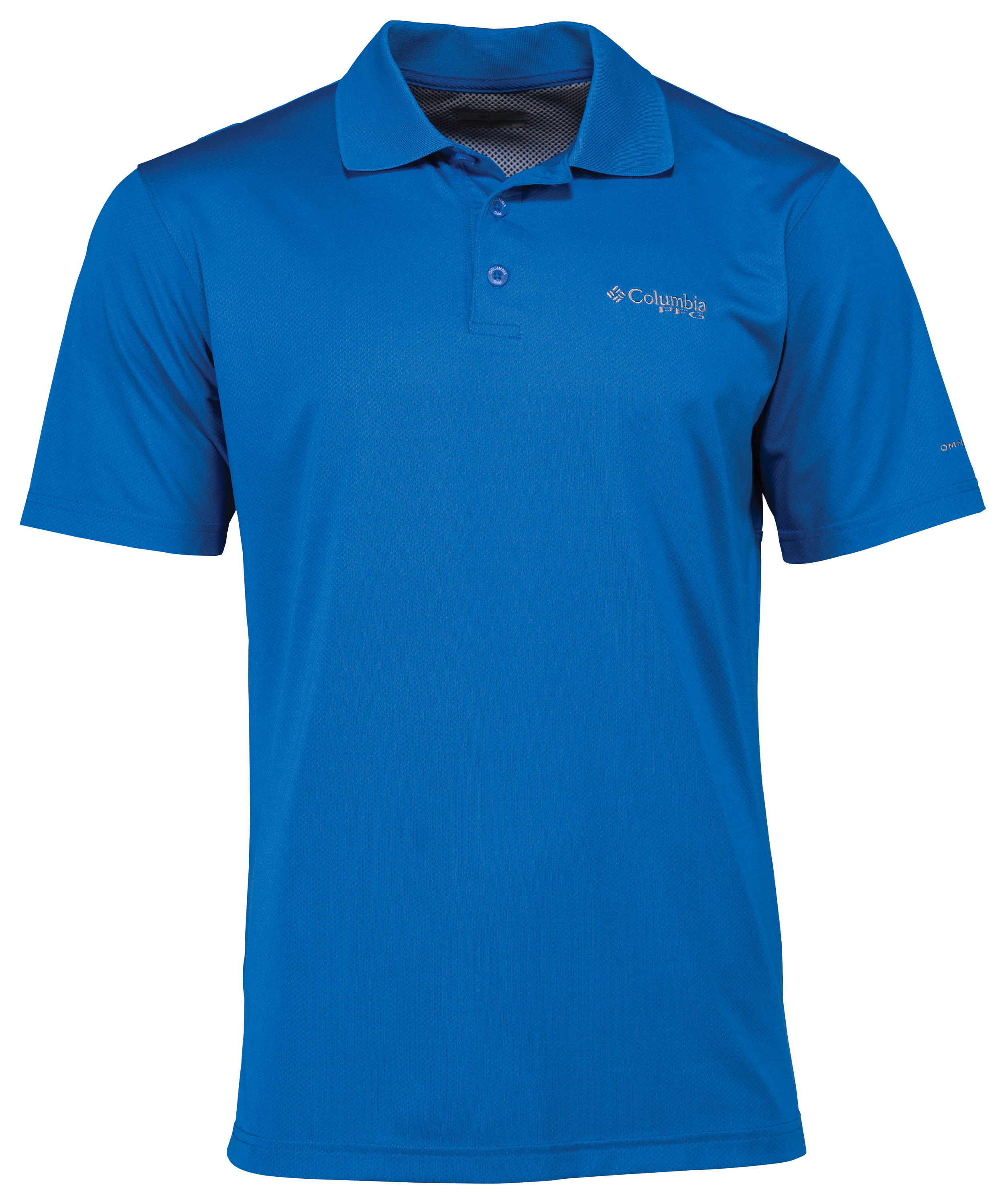 Columbia Skiff Cast Short-Sleeve Polo for Men - Vivid Blue - S