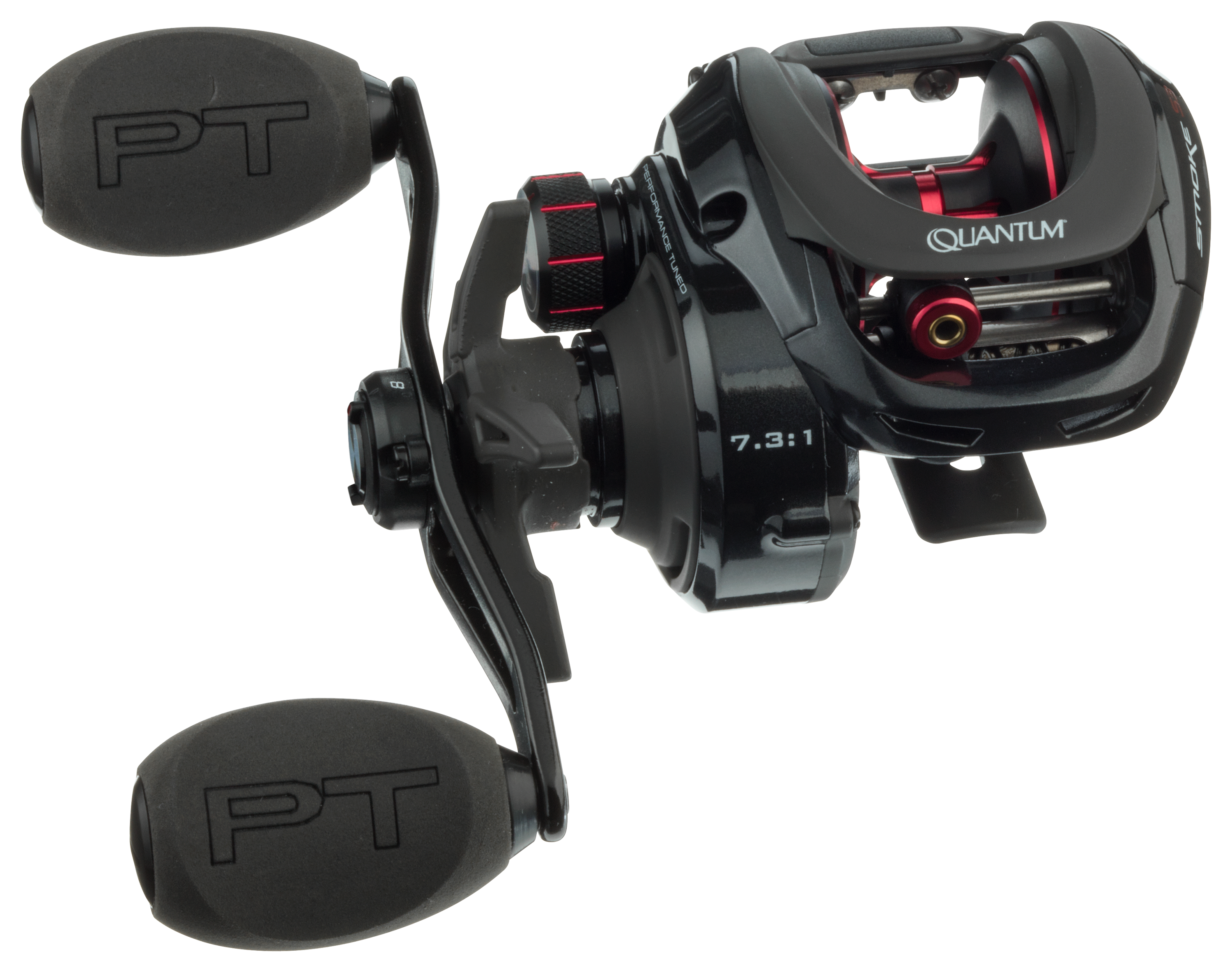 Quantum PT Smoke S3 Baitcast Reel - SM100HPT - 7.3:1 Gear Ratio
