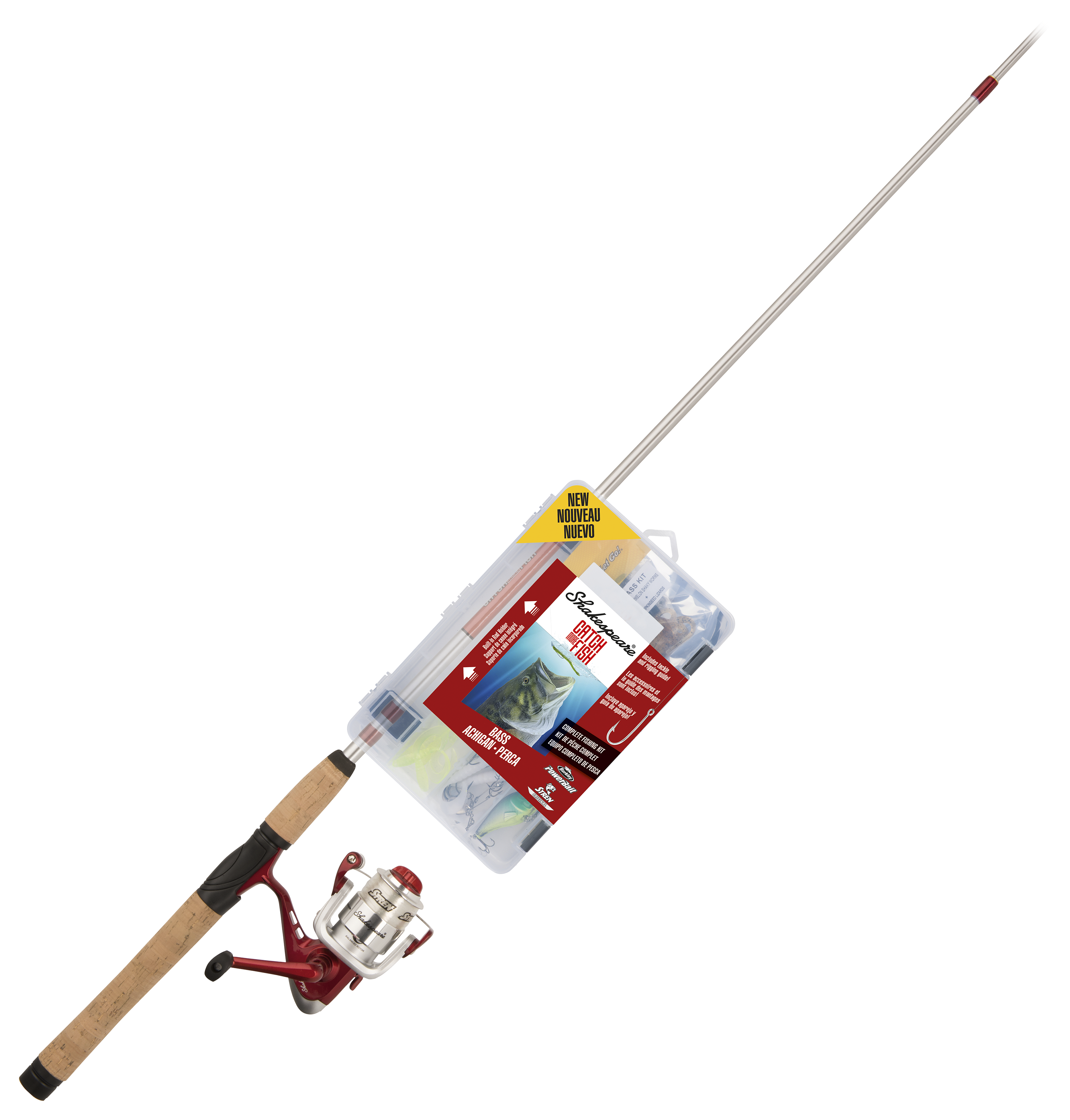 Shakespeare Catch More Fish Spinning Fishing Rod and Reel Combo