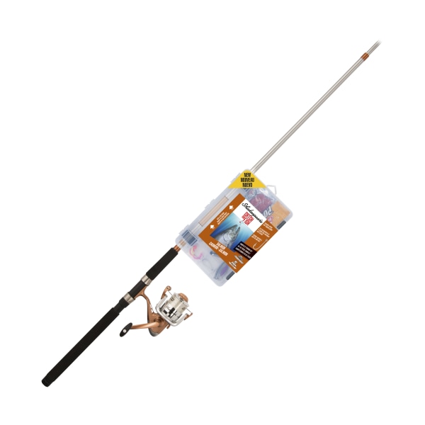 Shakespeare Catch More Fish Spinning Rod and Reel Combo for Salmon