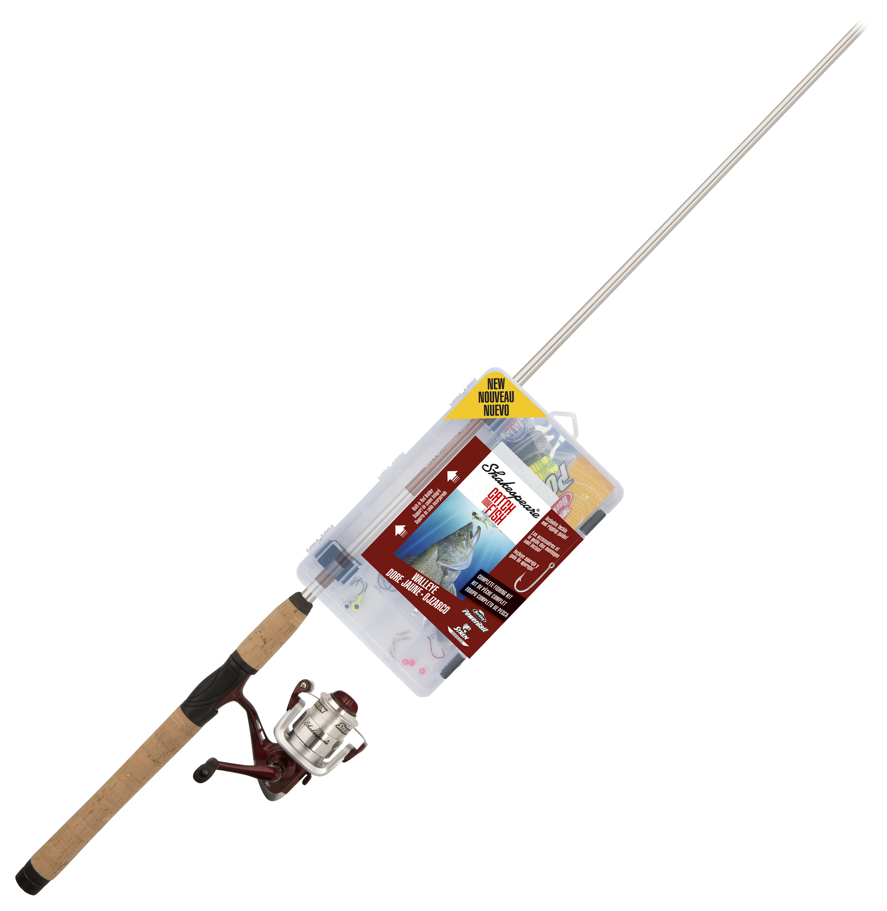 Shakespeare Catch More Fish Spinning Rod and Reel Combo for