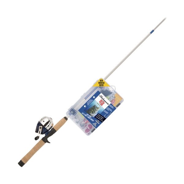 Shakespeare Catch More Fish Spincast Rod and Reel Combo for Lake Pond Fish - Model CMF2LAKEPONDSC