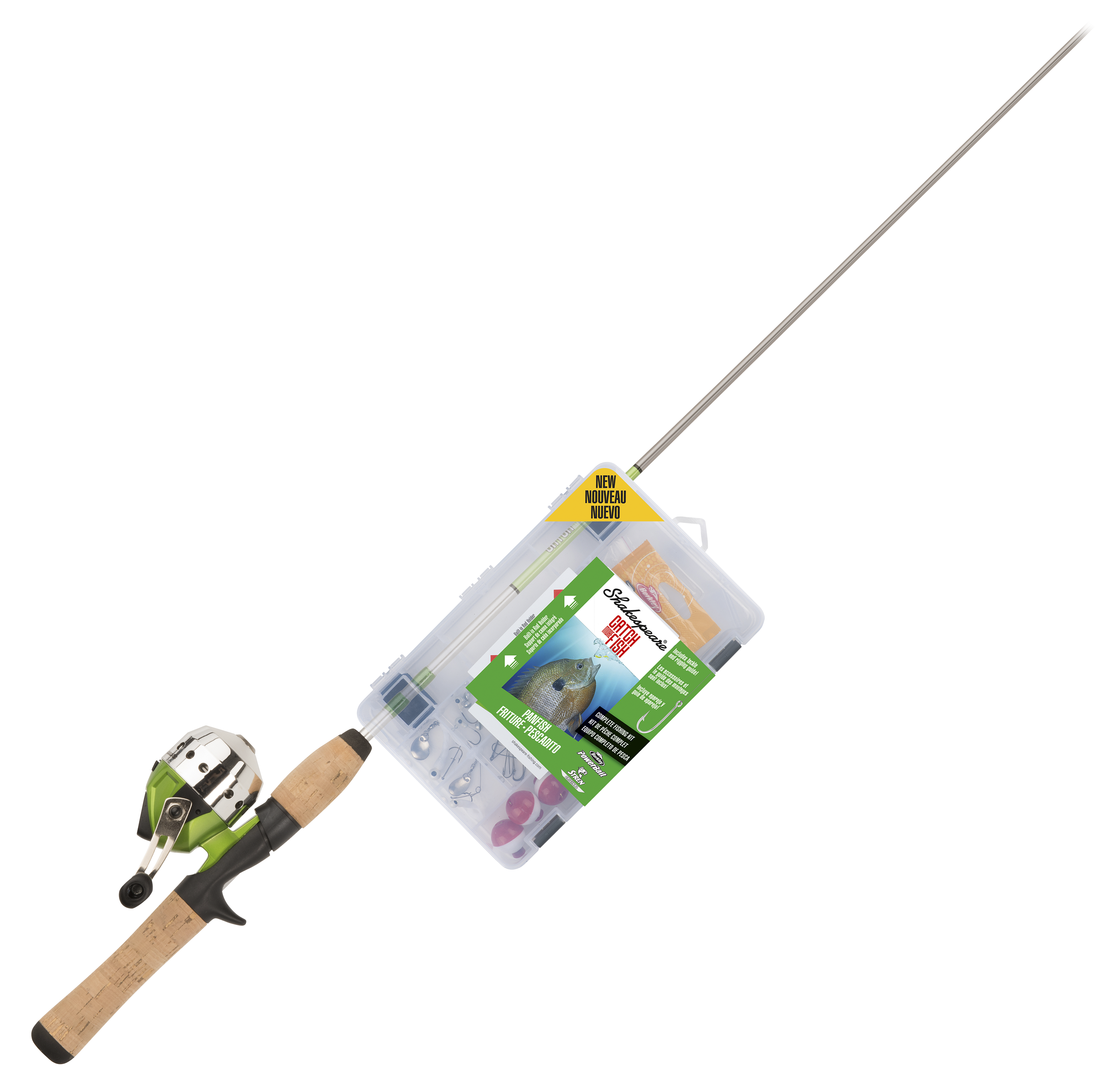 Shakespeare Catch More Fish 4'6 Panfish Ultra Light Spincasting Combo, 1pc  