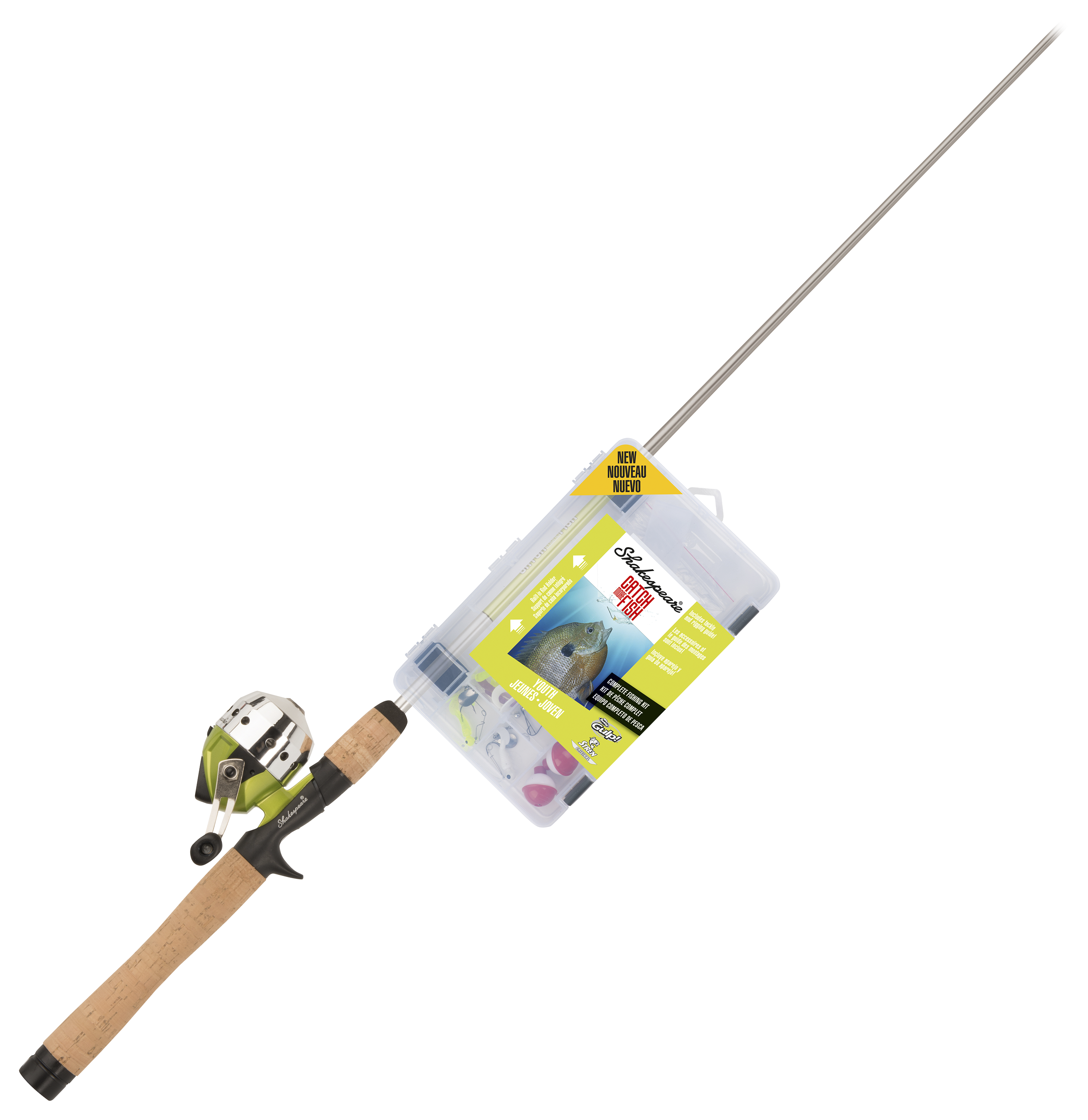 Shakespeare Catch More Fish Youth Spincast Rod and Reel Combo