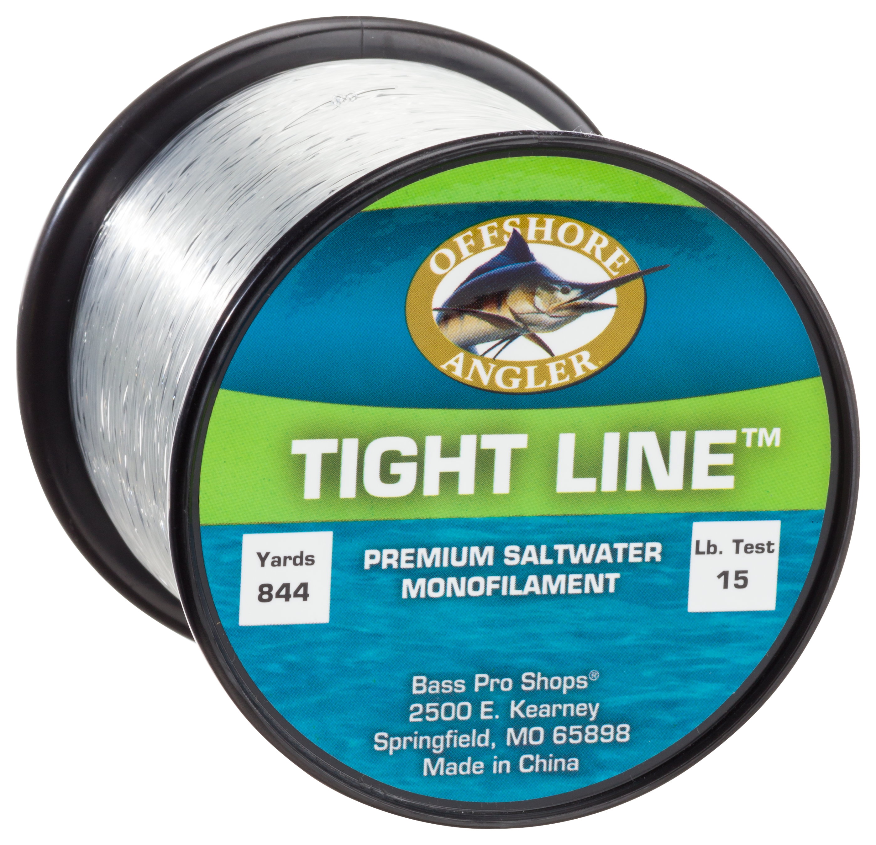 Offshore Angler Tight Line Premium Monofilament 1/4 lb. Spool - Yellow