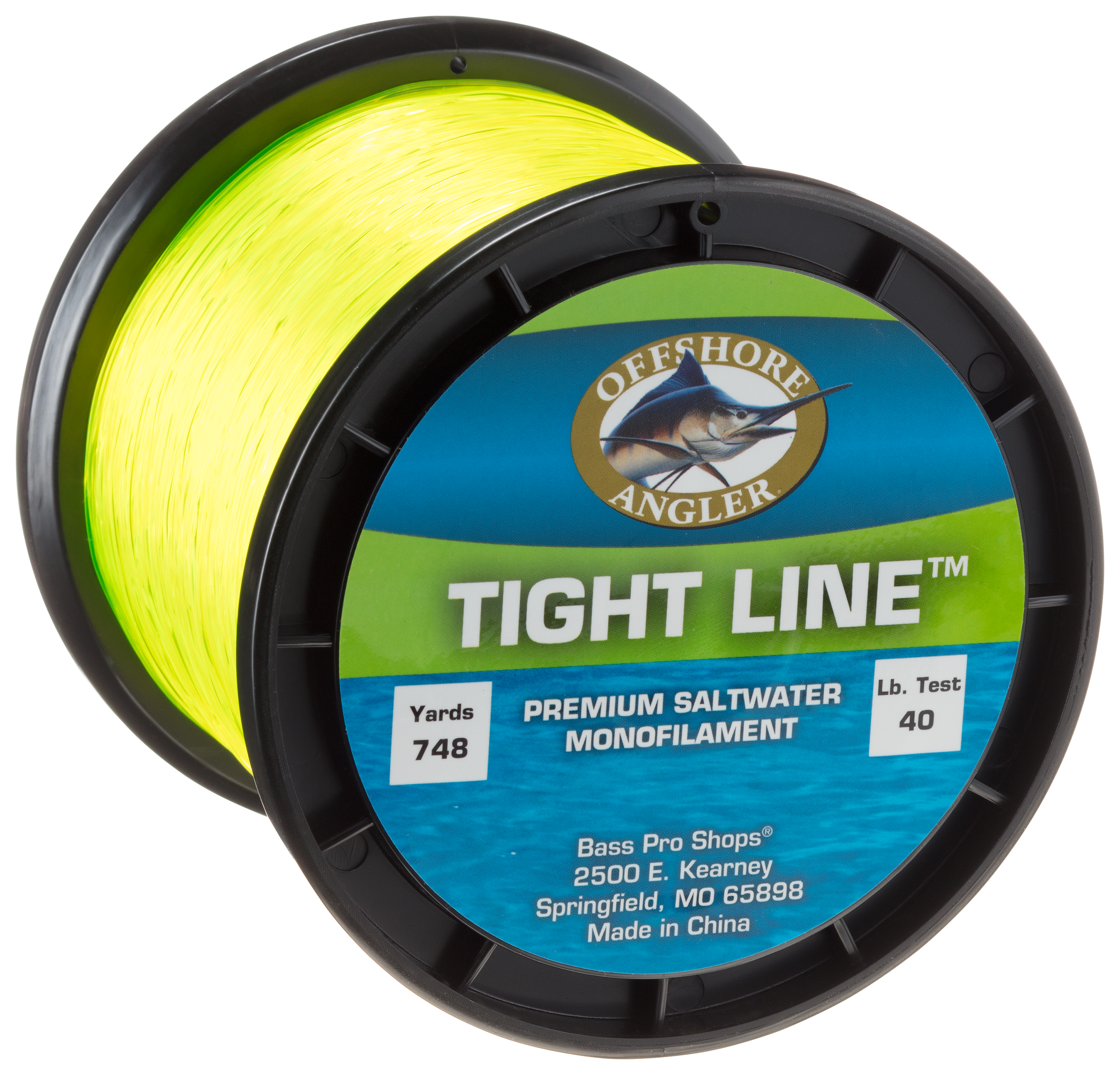 Offshore Angler Tight Line Premium Monofilament 1/2-lb. Spool - Clear - 40 lb.
