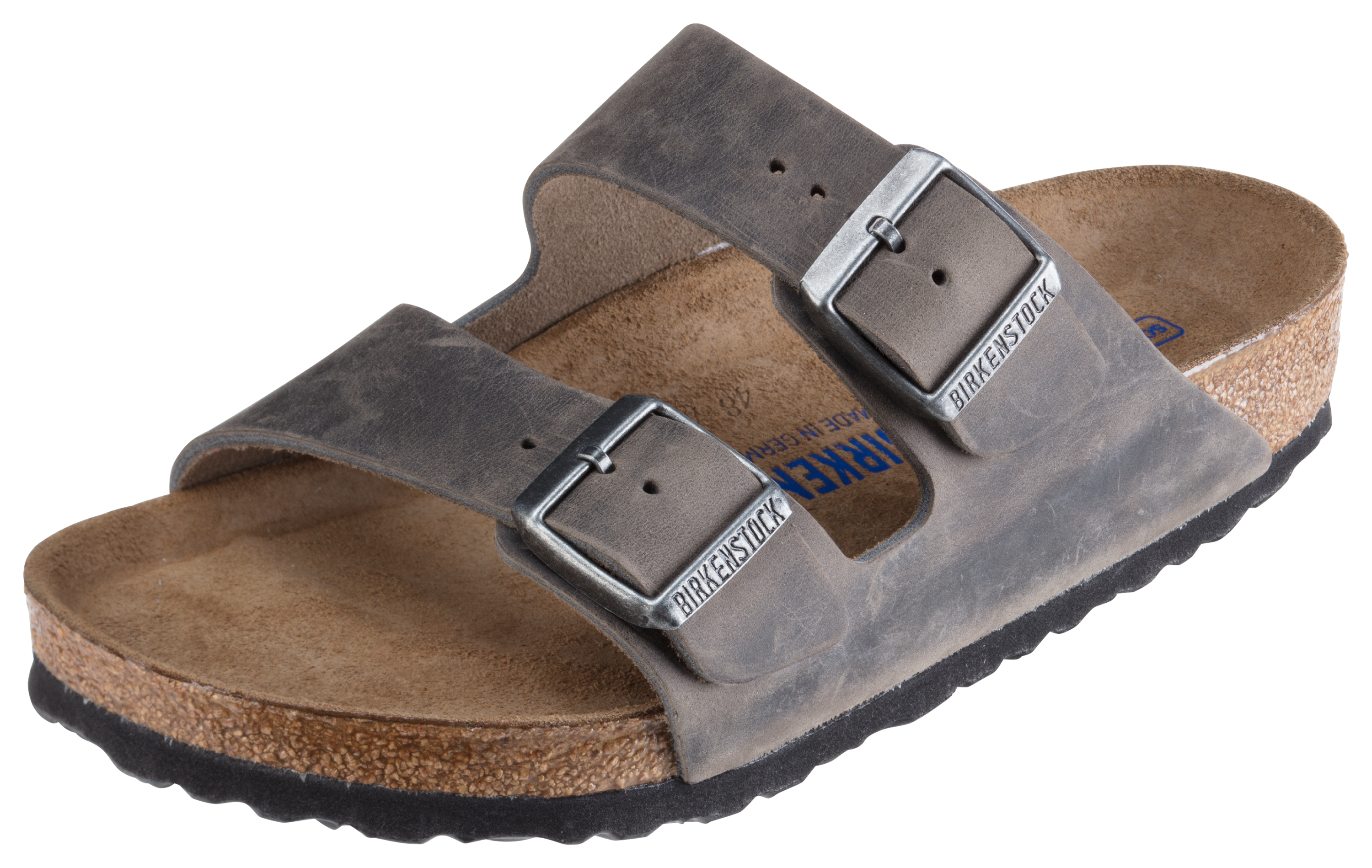 Birkenstock Arizona Soft Footbed Oiled Leather Sandals for Ladies