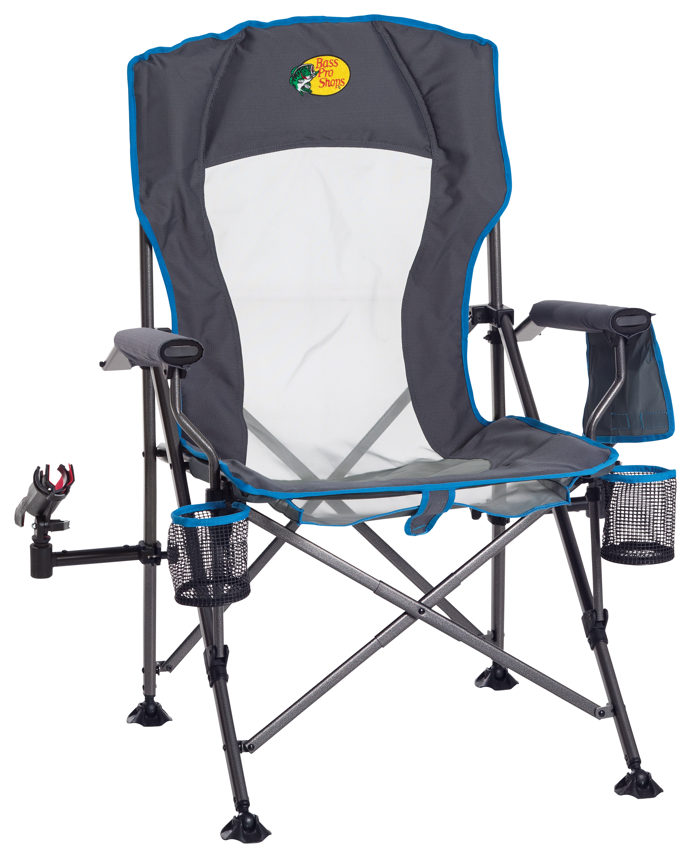 Heavy Duty Fishing Chairs Folding with Rod Holder, Adjustable Backrest  Recliner Camping Chairs for Dock/boat/kayak : : Sporting Goods