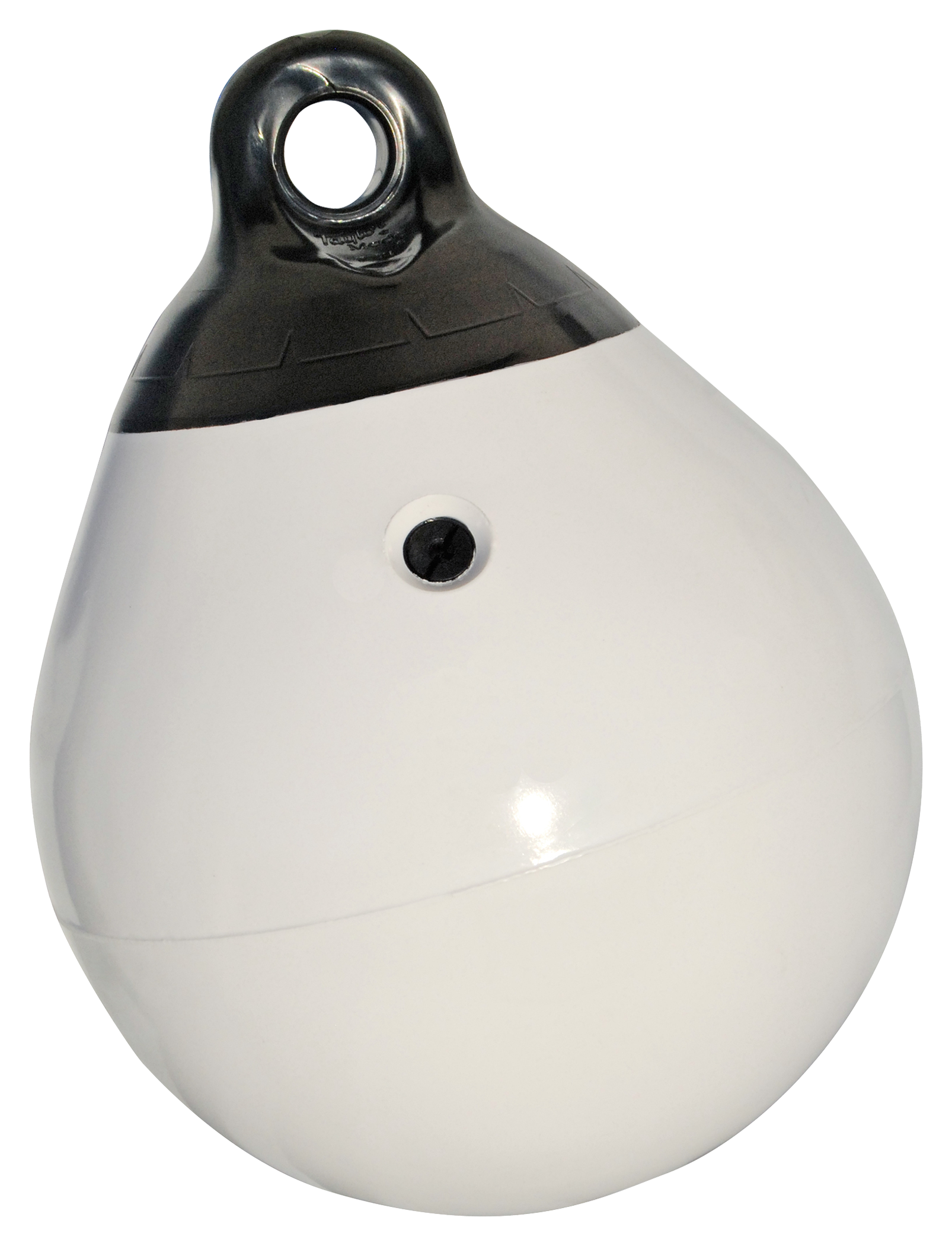 Image of "Taylor Made Tuff End Inflatable Vinyl Buoys - 9"" - White/Black"