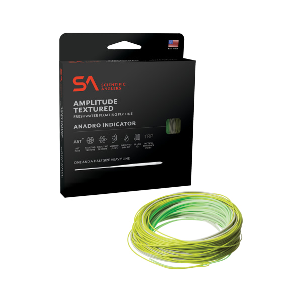 Scientific Anglers Amplitude Anadro Fly Line - Turtle Grass/Willow/Optic Green - Line Weight 4