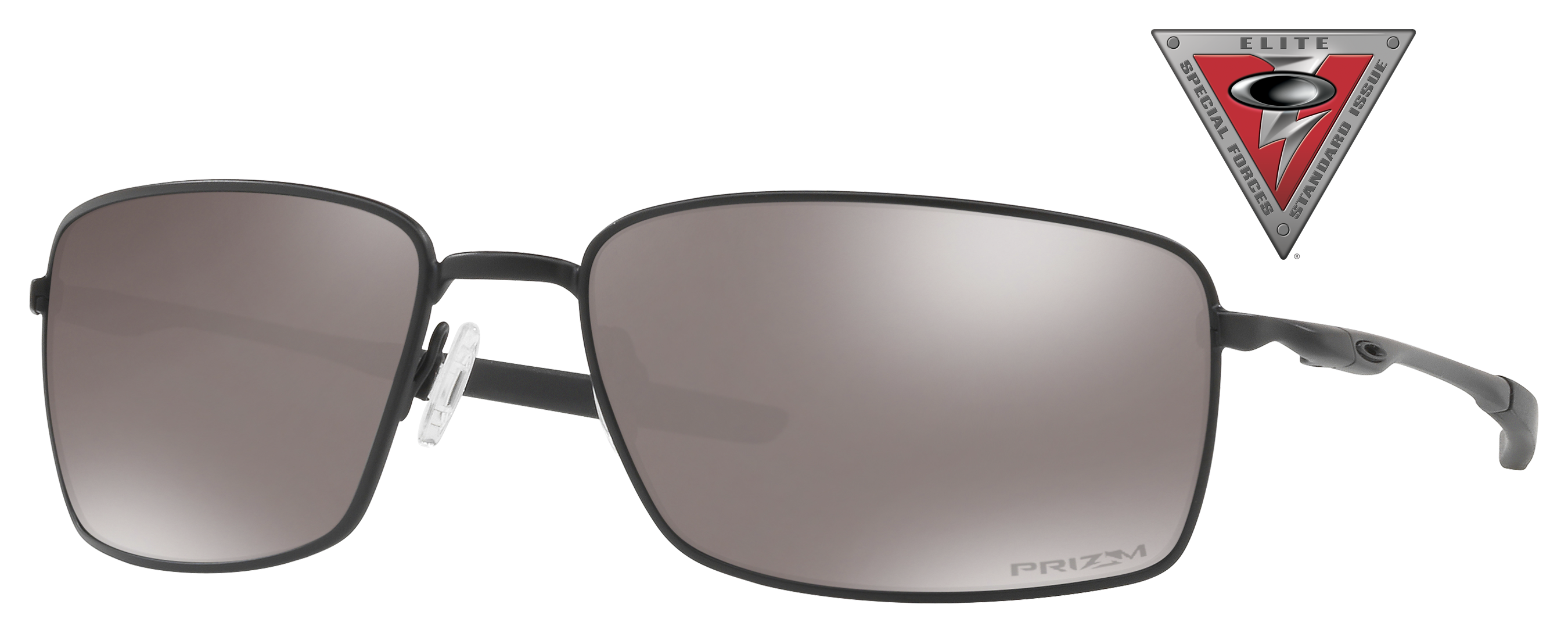 Oakley SI Square Wire OO4075 Blackside Collection Prizm Grey Polarized  Sunglasses