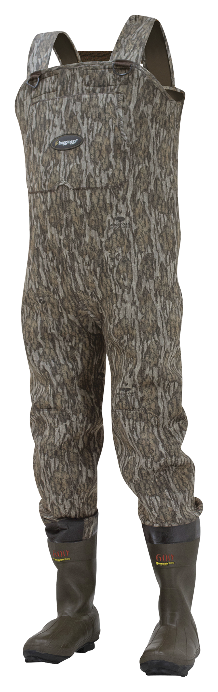 Frogg Toggs Amphib Neoprene Boot-Foot Chest Waders for Men - Mossy Oak Bottomland - 11