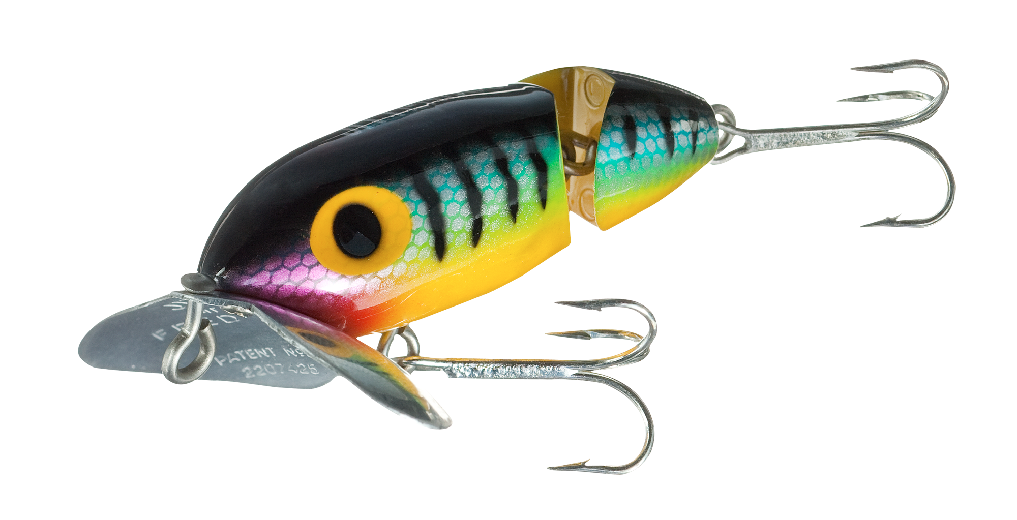Arbogast Jointed Jitterbug - G620 - 2-1/2″ - Perch