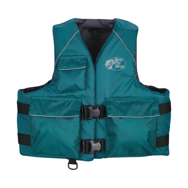 Bass Pro Shops Sport Life Vest - Green-21 - 2XL 4XL