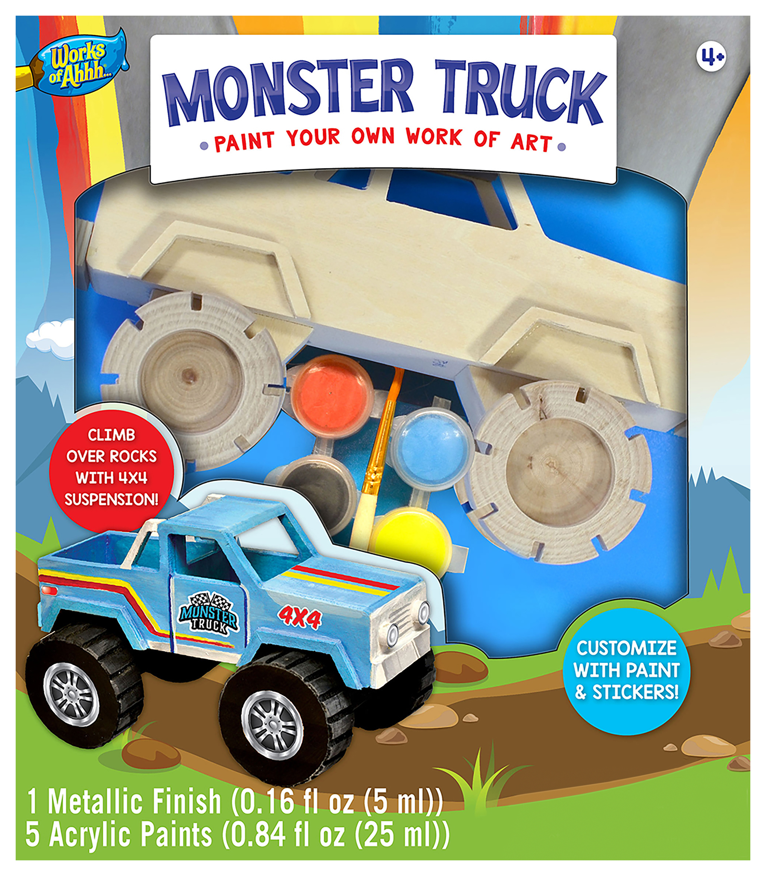 Melissa & Doug Monster Truck Wooden Craft Kit