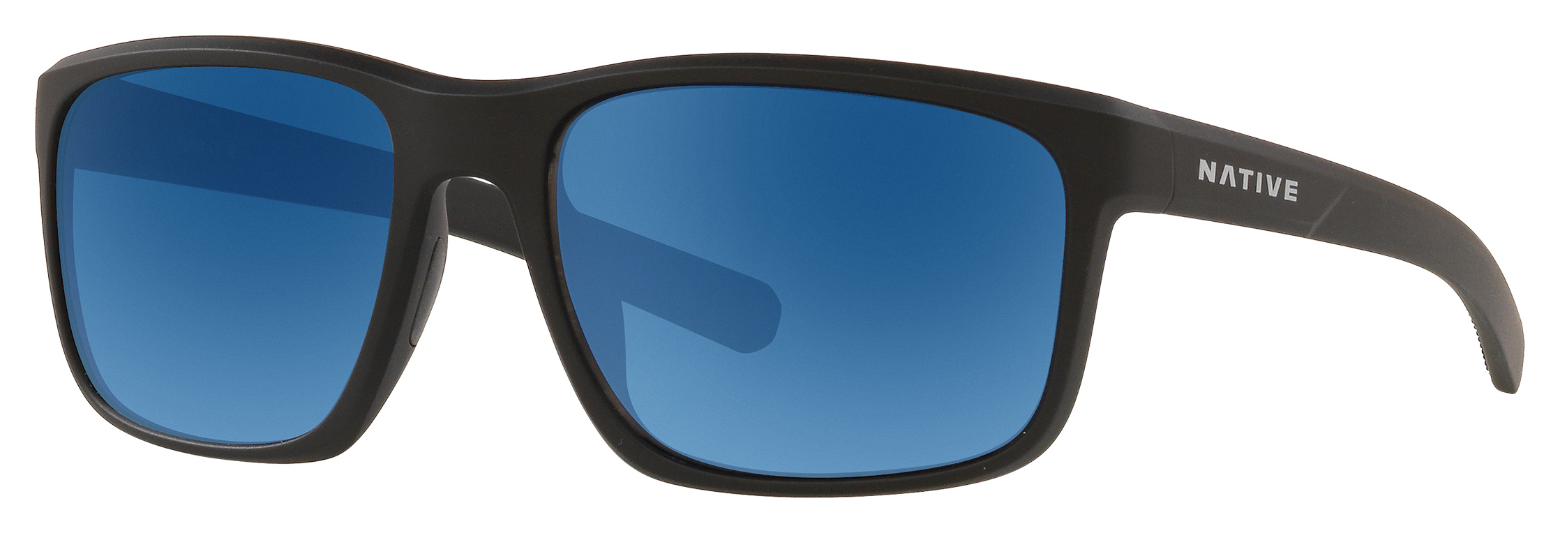 Native Eyewear Wells XD9001 Polarized Sunglasses - Matte Black Crystal/Blue