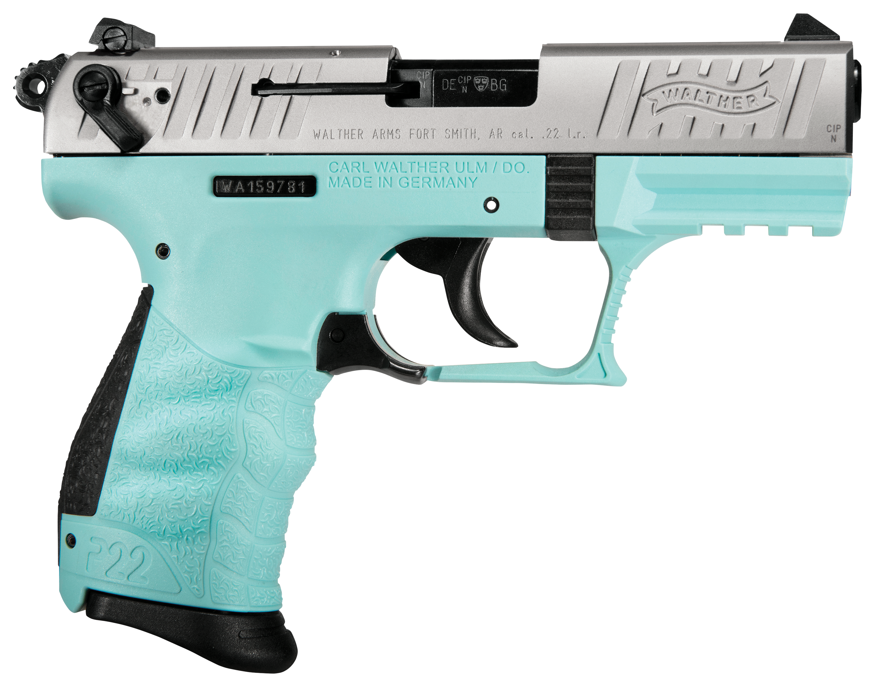 Walther P22 Semi-Auto Pistol in Angel Blue