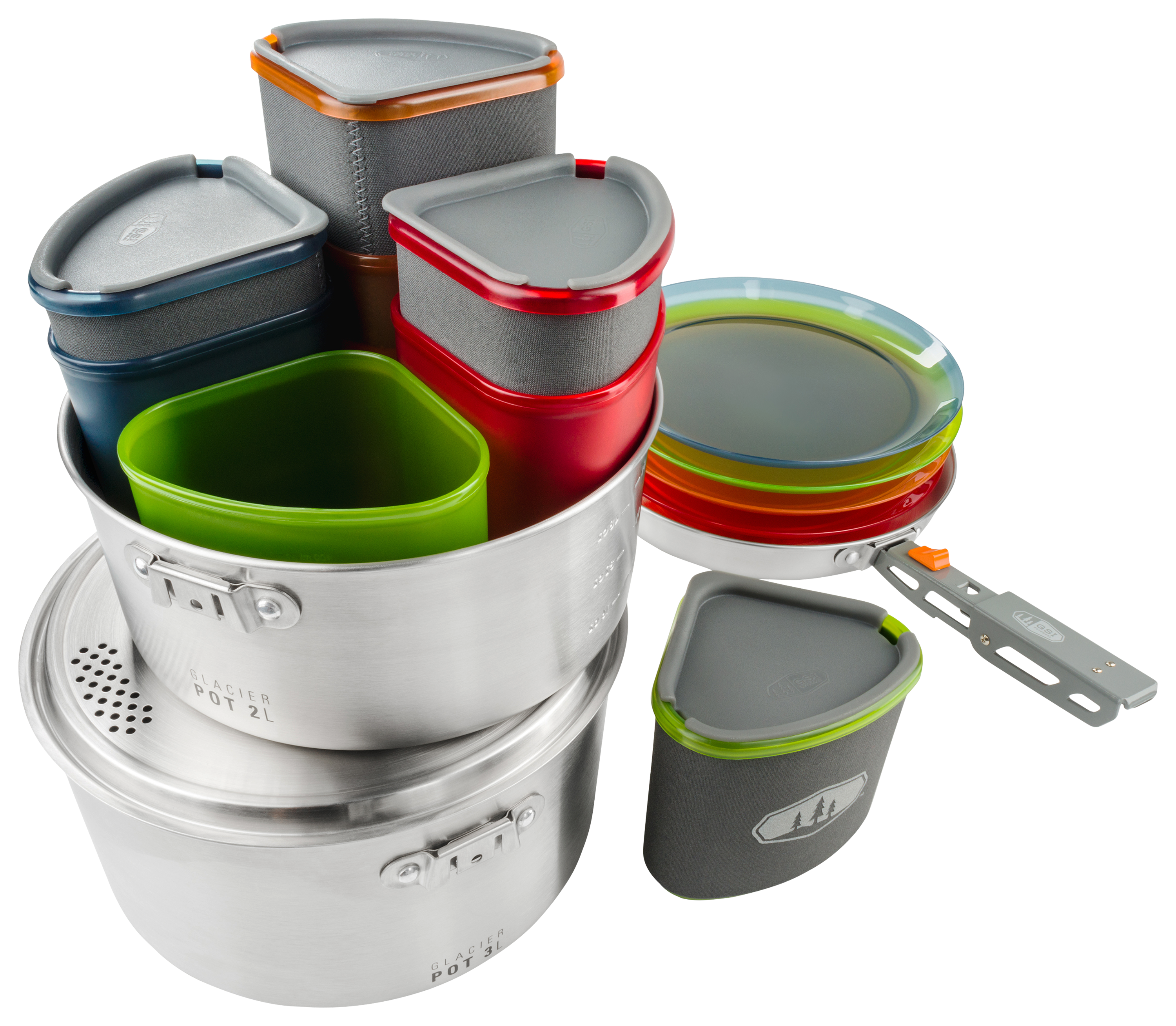 GSI Outdoors Glacier Stainless Camper Cookset