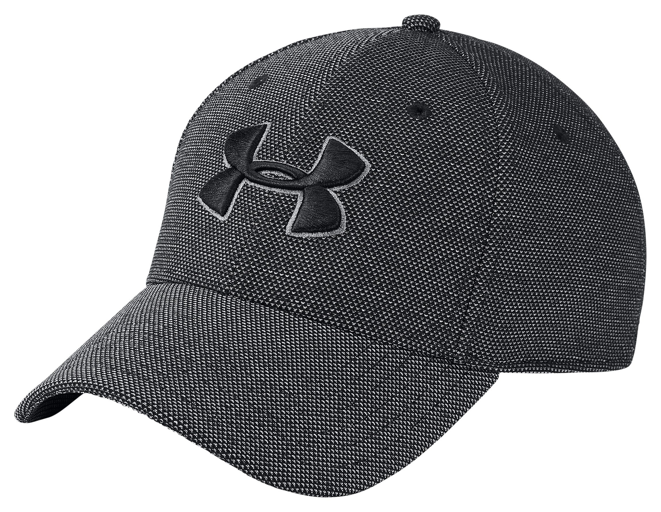 Under Armour Heathered Blitzing 3.0 Cap - Black/Graphite/Black - L/XL